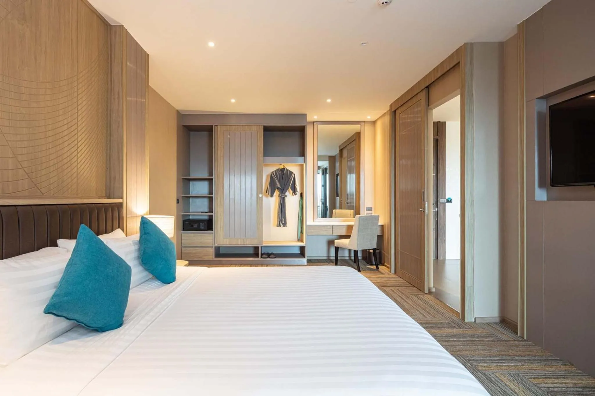 Bed in Laguna Grand Hotel & Spa Songkhla