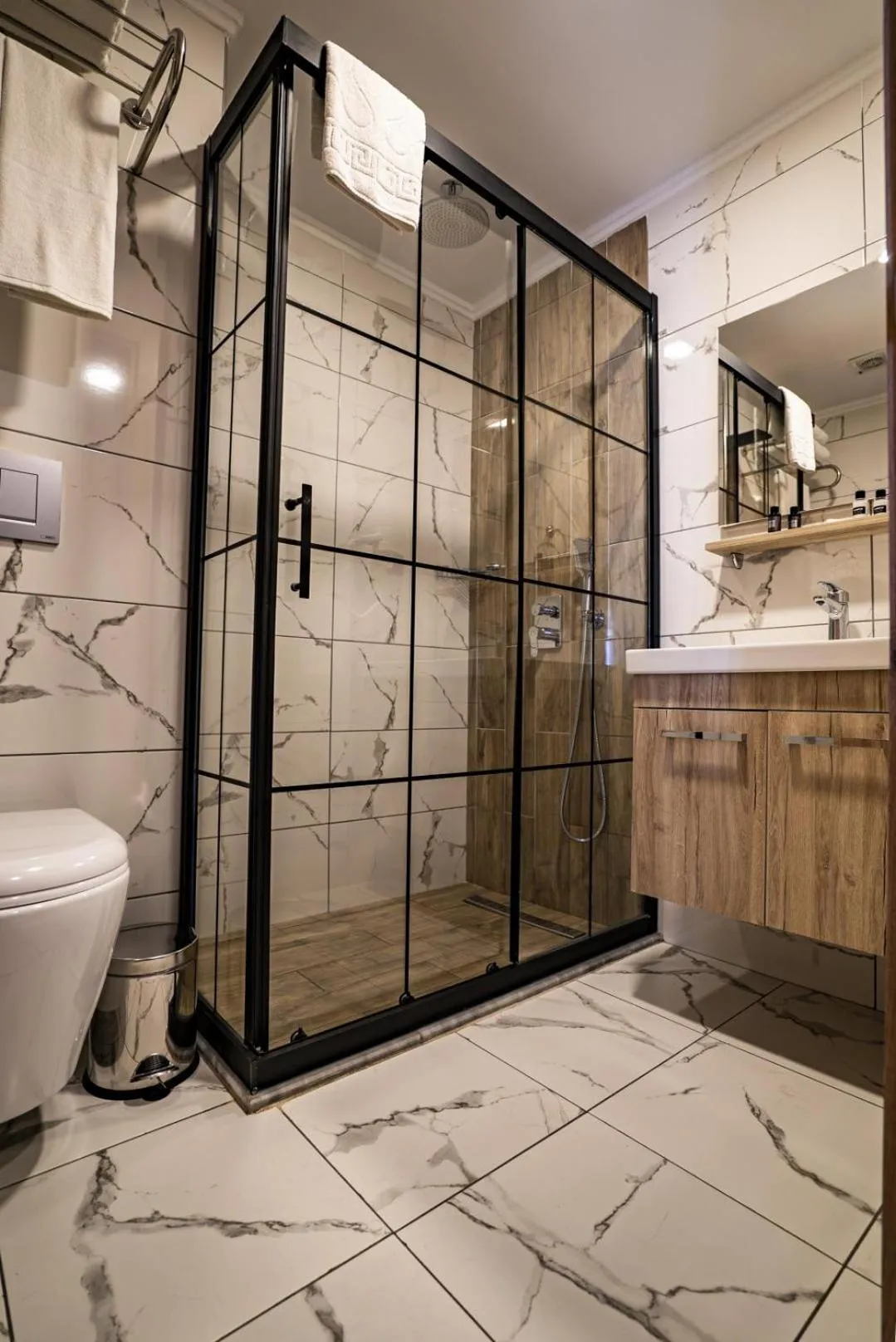 Shower in Side Amour Hotel