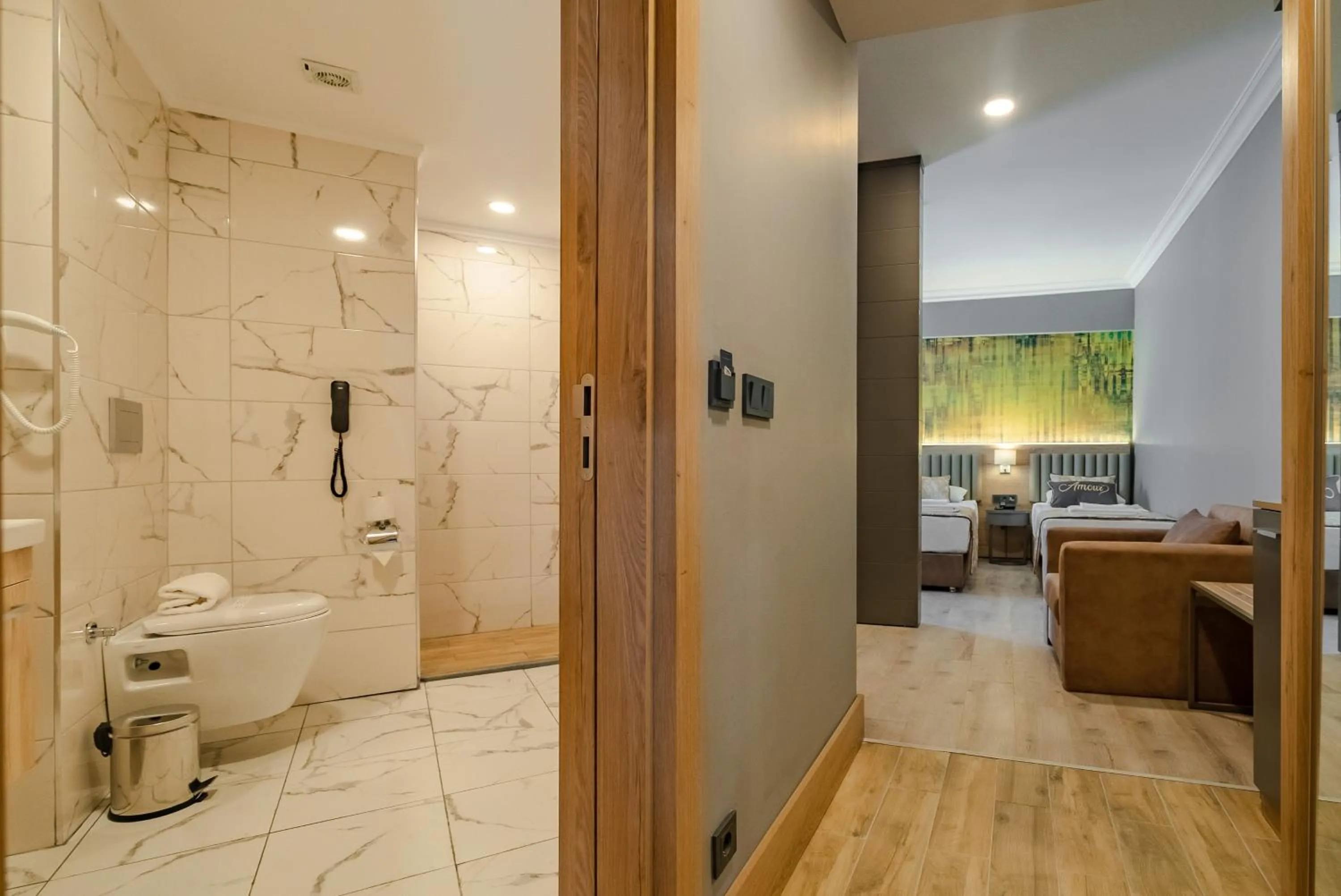 Shower in Side Amour Hotel