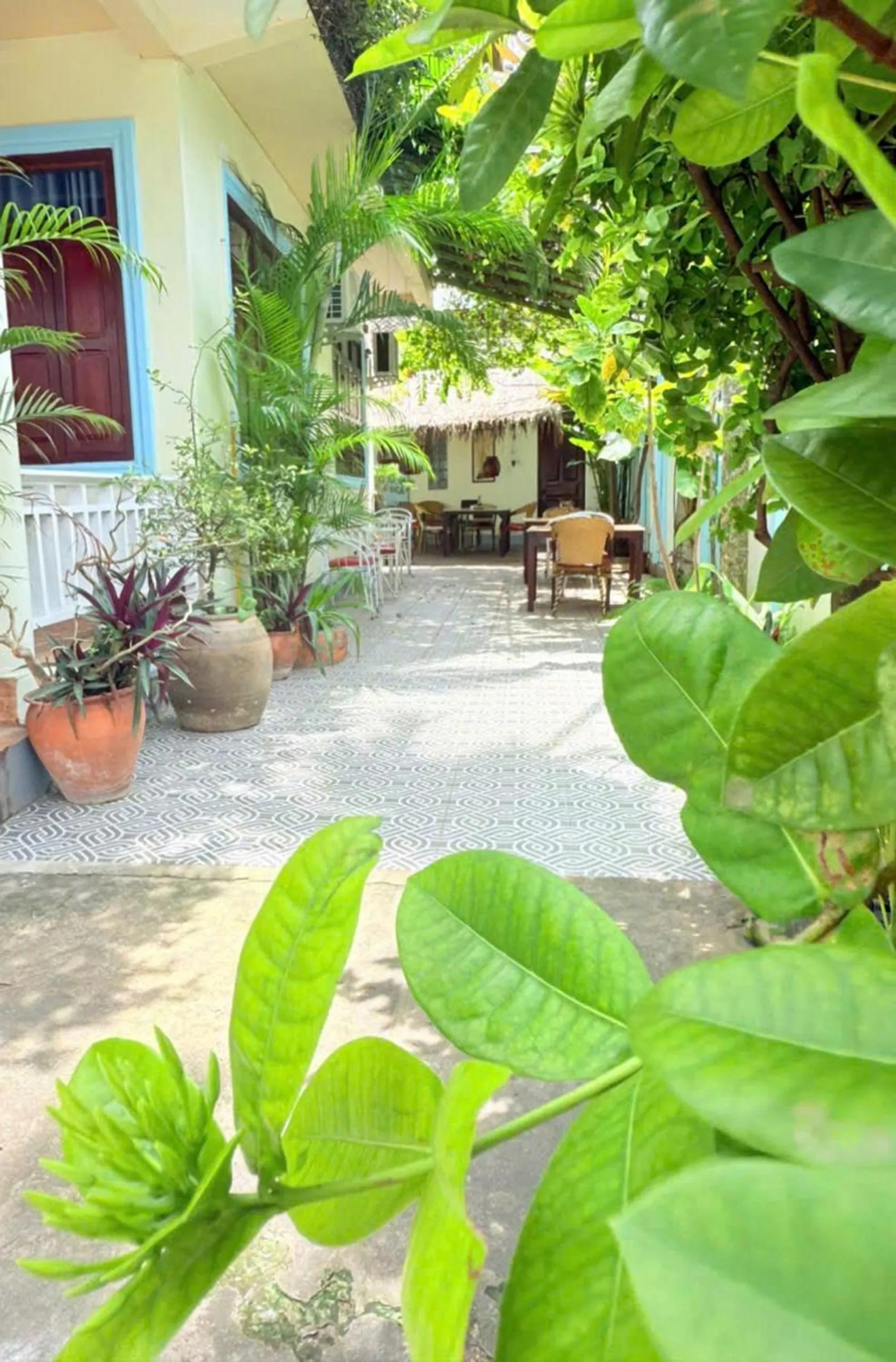 Patio in Luang Prabang Manichan Villa