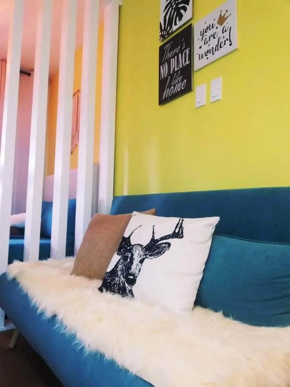 Bed in Summer10th Pinesuites Scandi Minimalist Deluxe