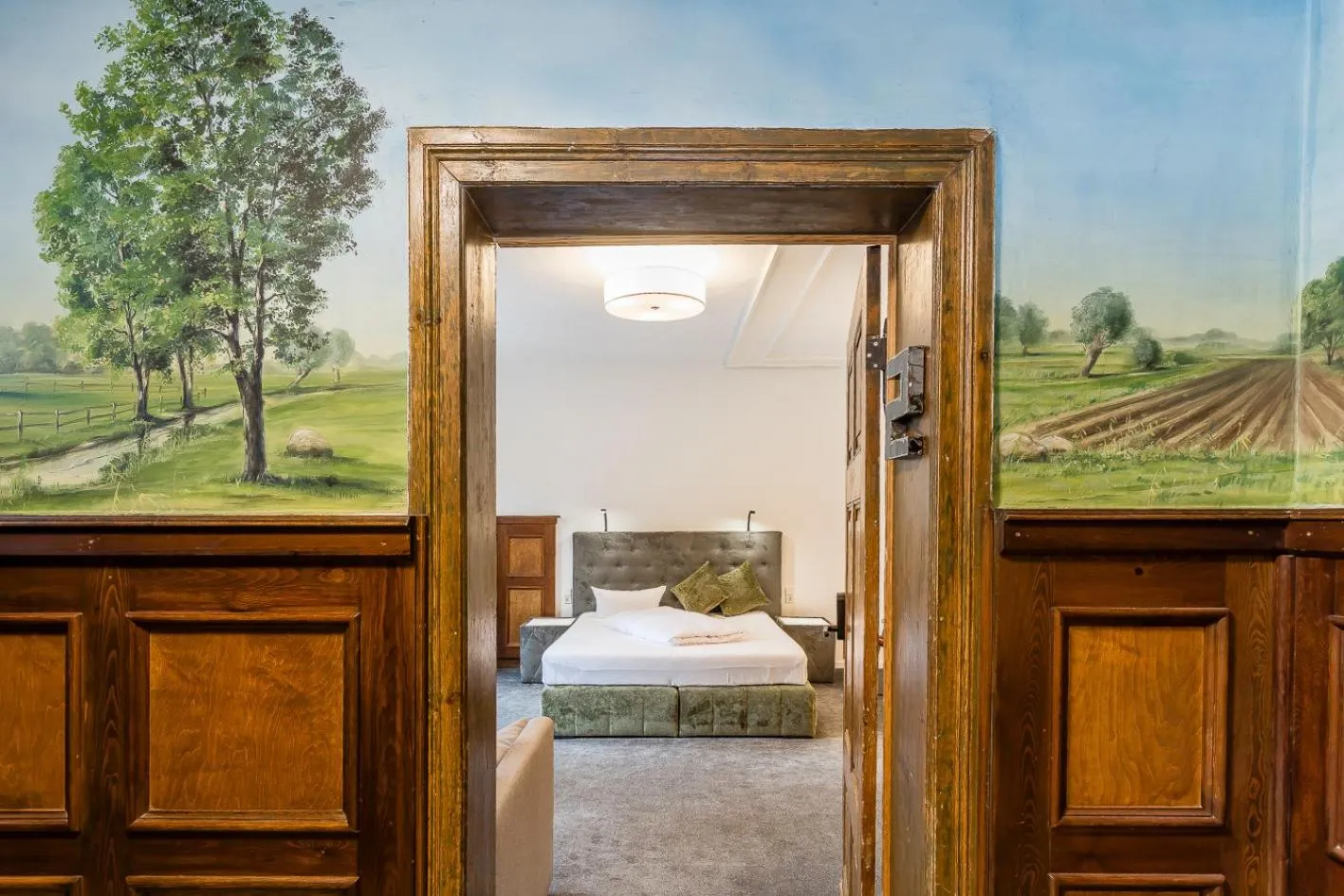 Bed in Hotel Zur Linde Dein Self Check In