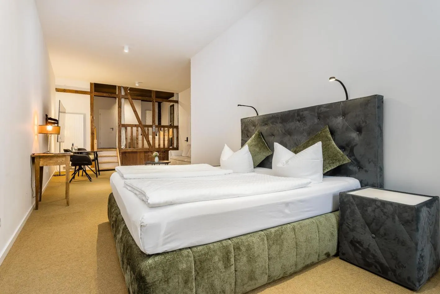 Bed in Hotel Zur Linde Dein Self Check In