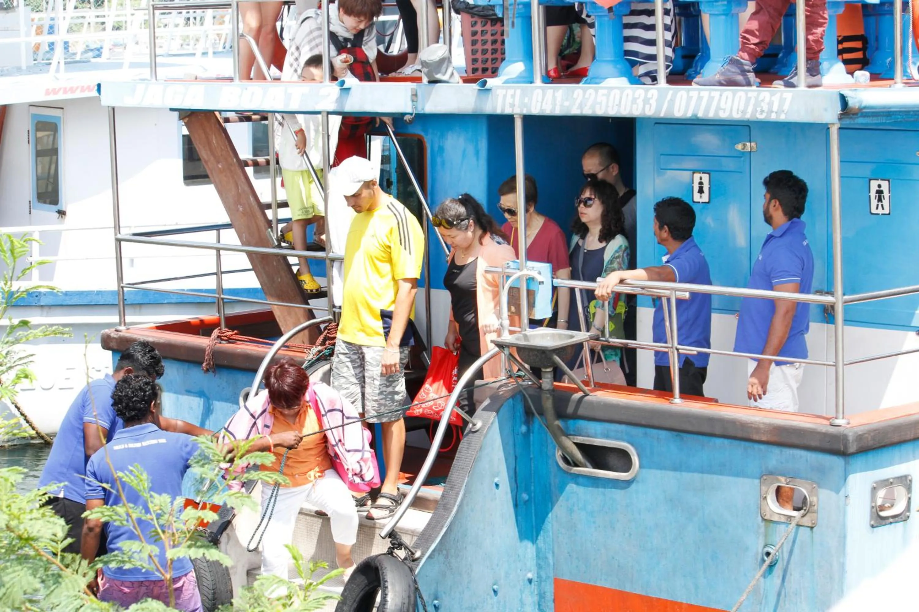 group of guests in Paradise Beach Resort & Diving school