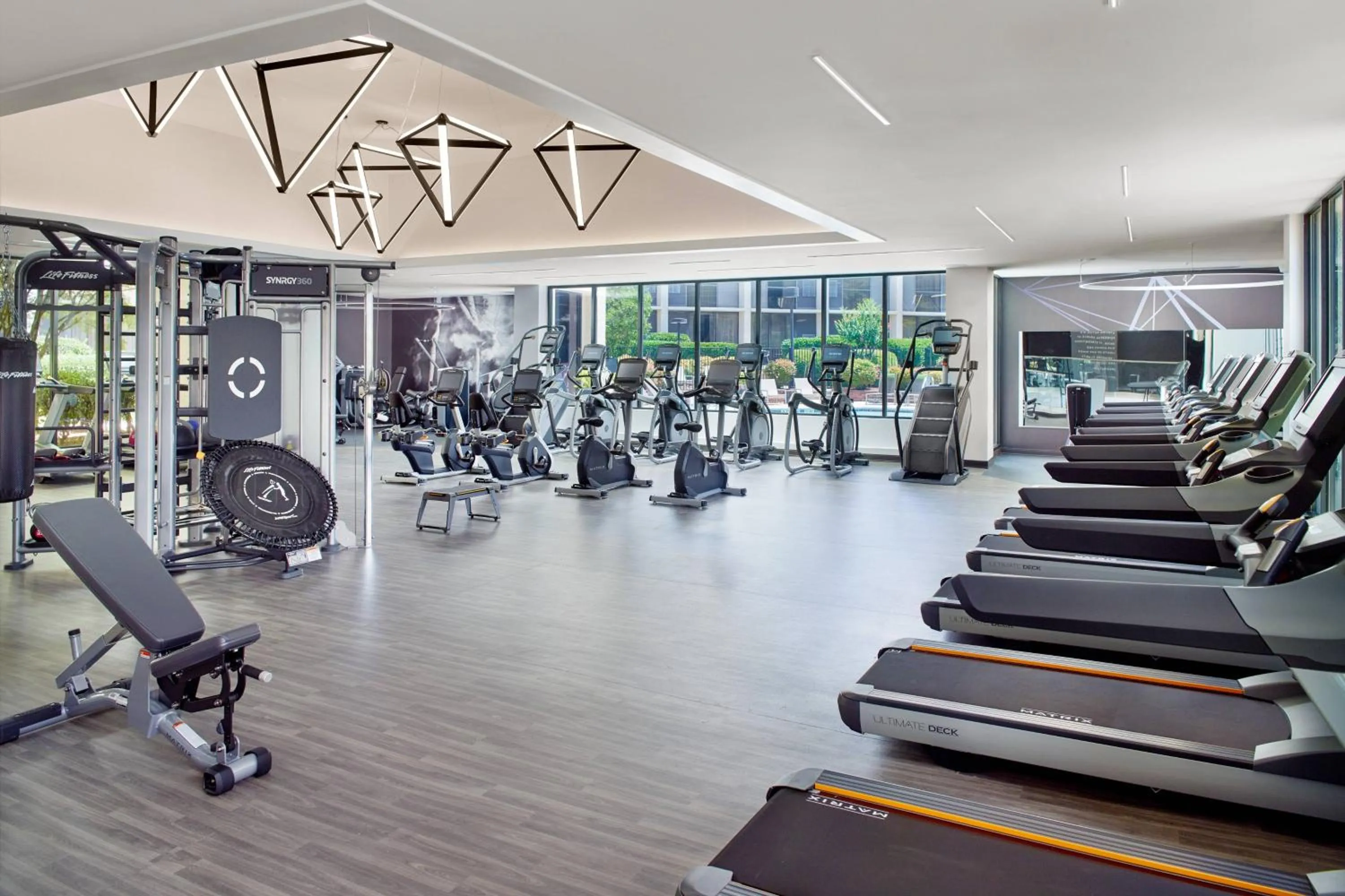 Fitness centre/facilities in Atlanta Marriott Northwest at Galleria