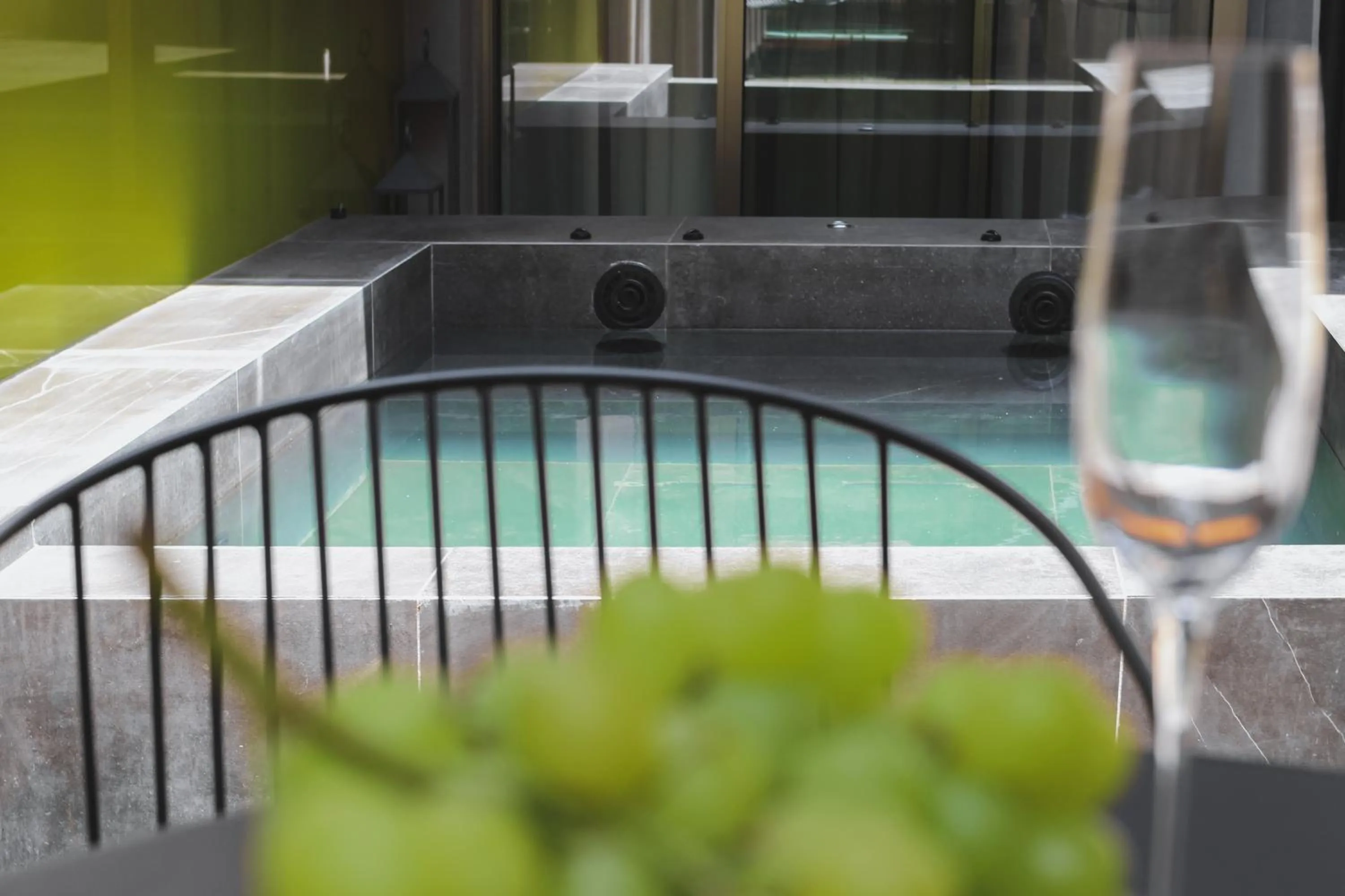 Pool view in Nikiou Suites Luxury Residence