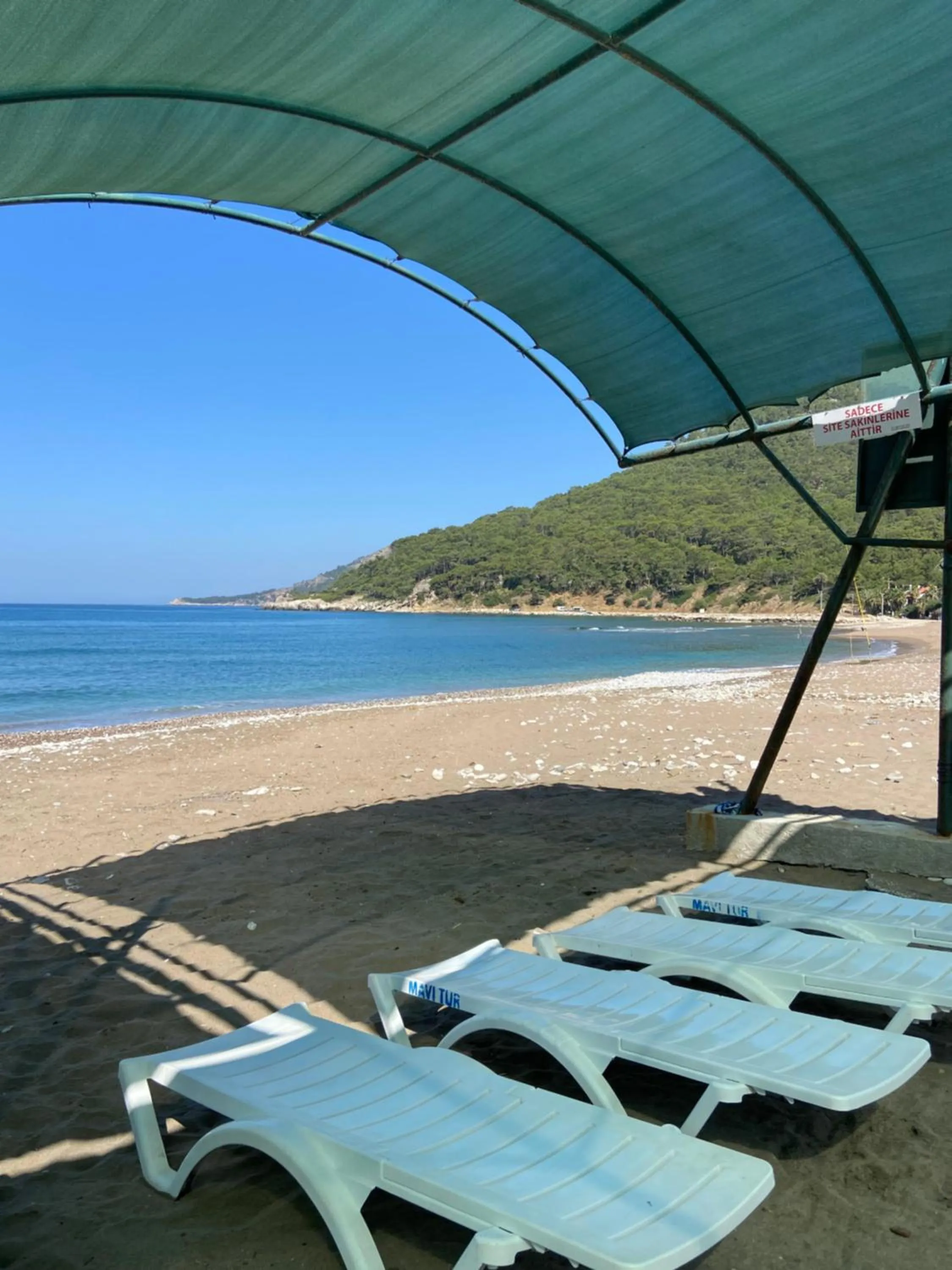 Beach in Karaöz Sapphire Bungalows