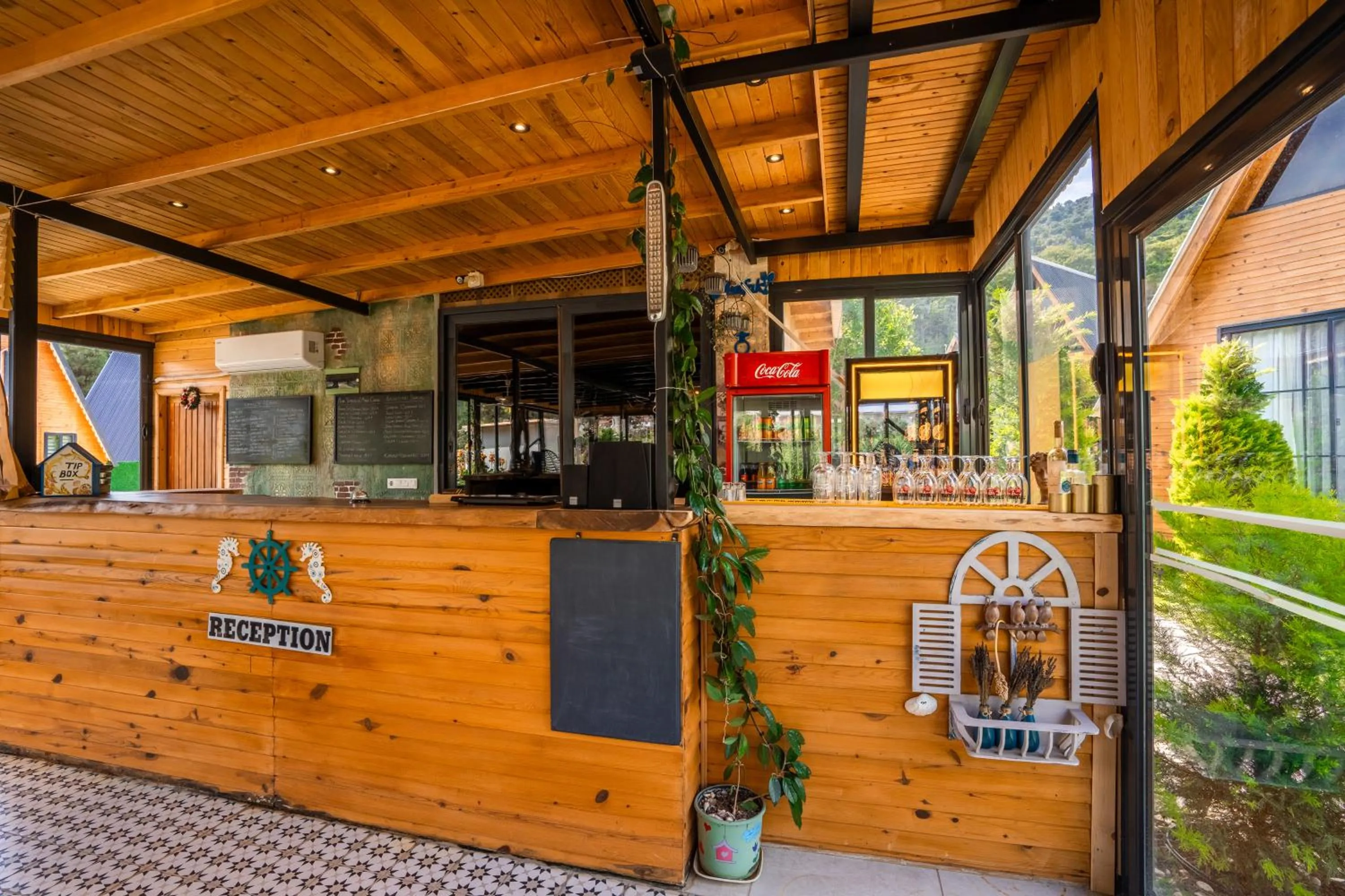 Lobby or reception in Karaöz Sapphire Bungalows