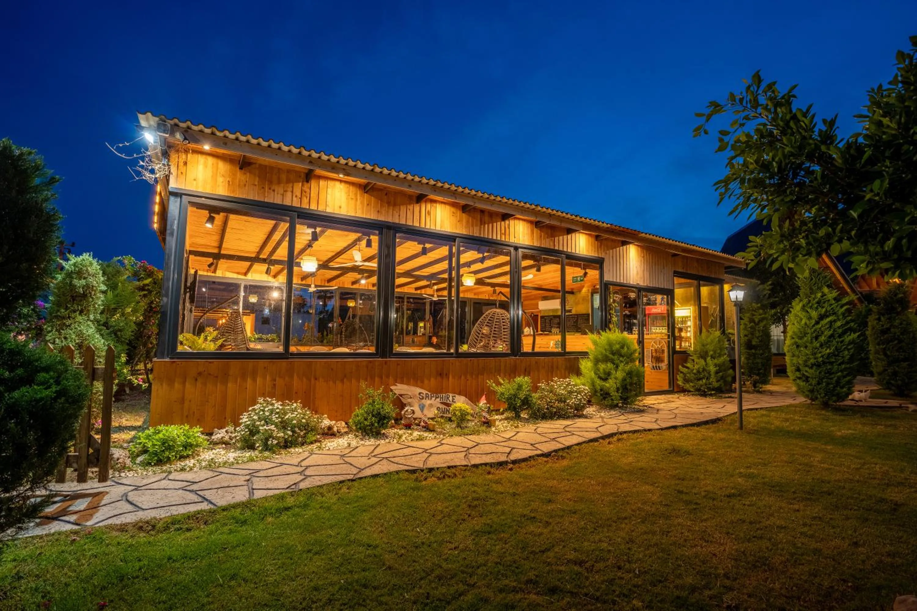 Garden in Karaöz Sapphire Bungalows