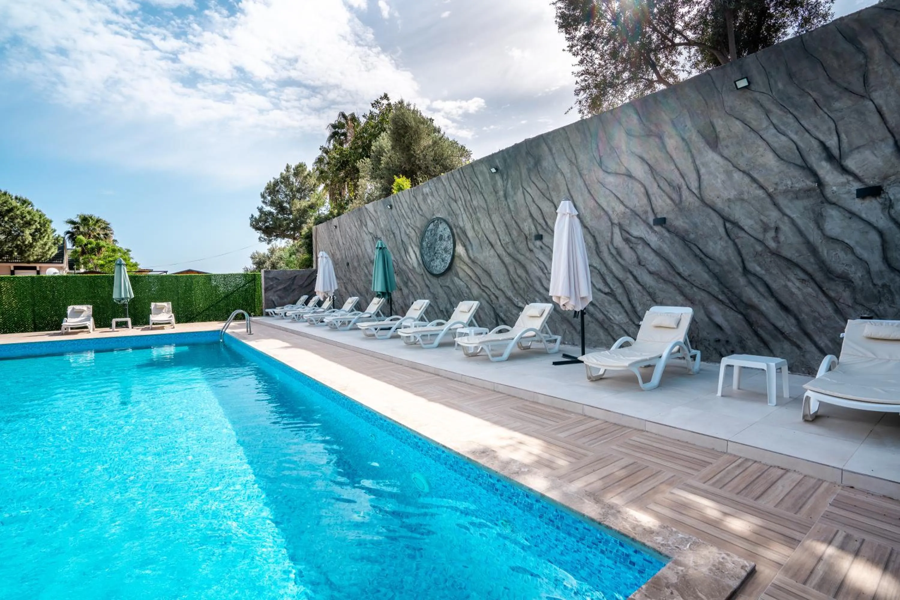 Swimming pool in Karaöz Sapphire Bungalows