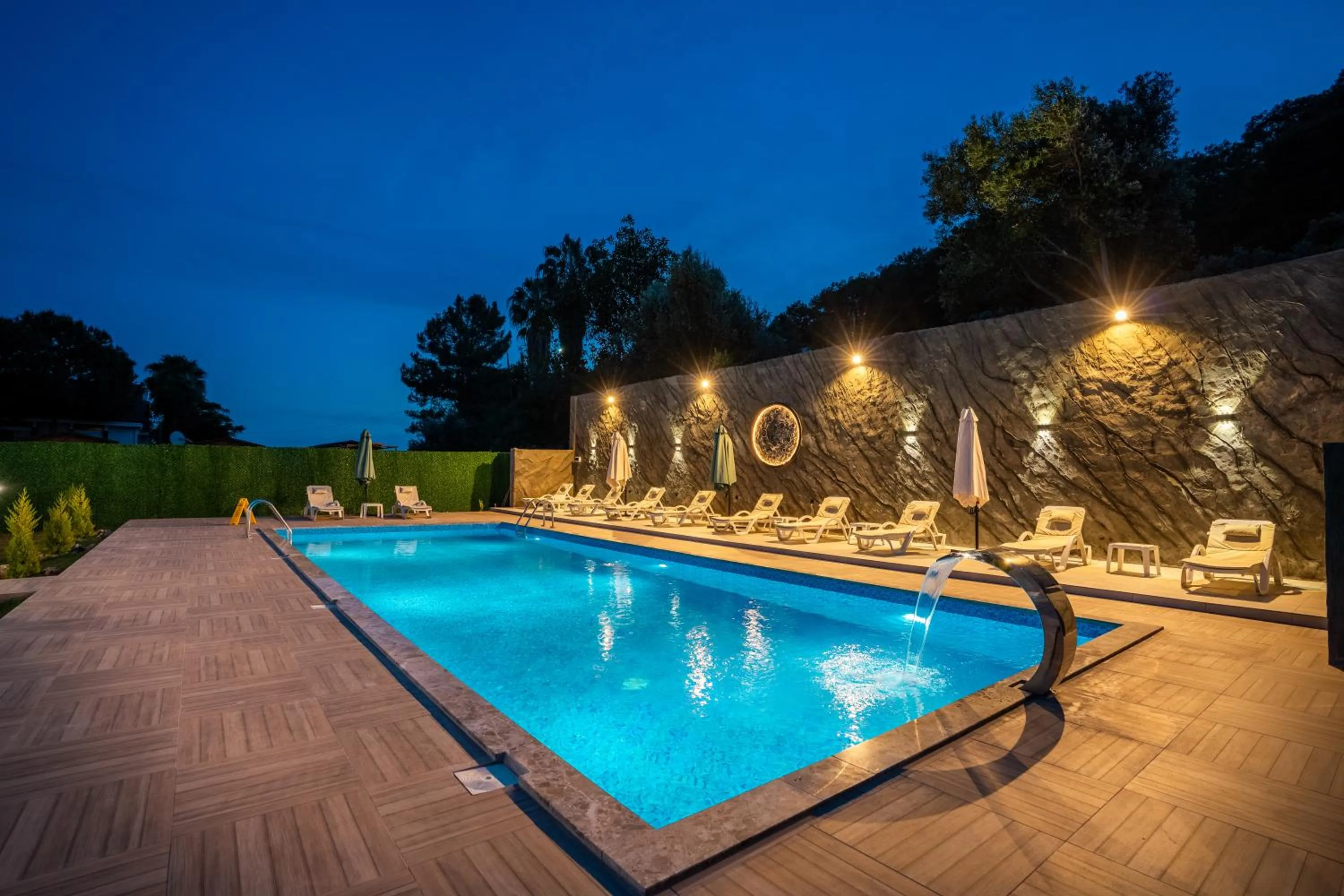 Swimming pool in Karaöz Sapphire Bungalows