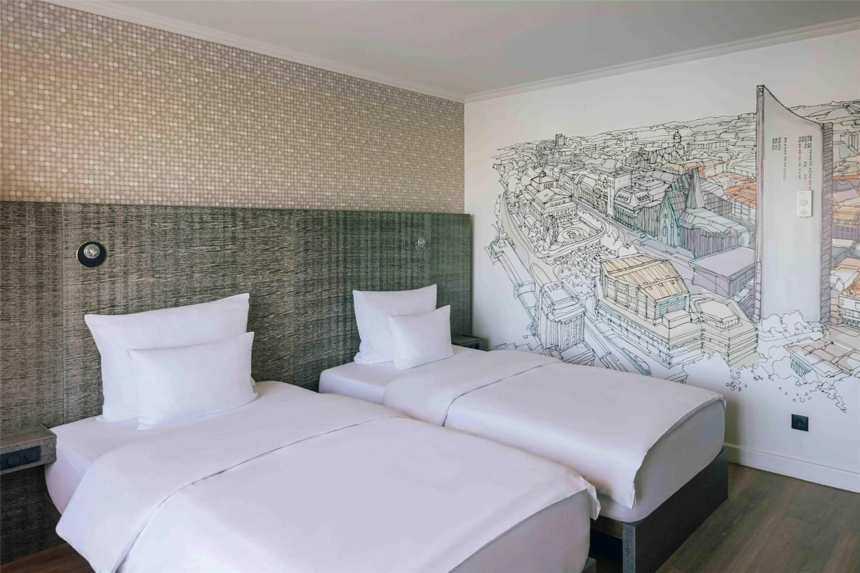 Bedroom, Bed in Pentahotel Leipzig