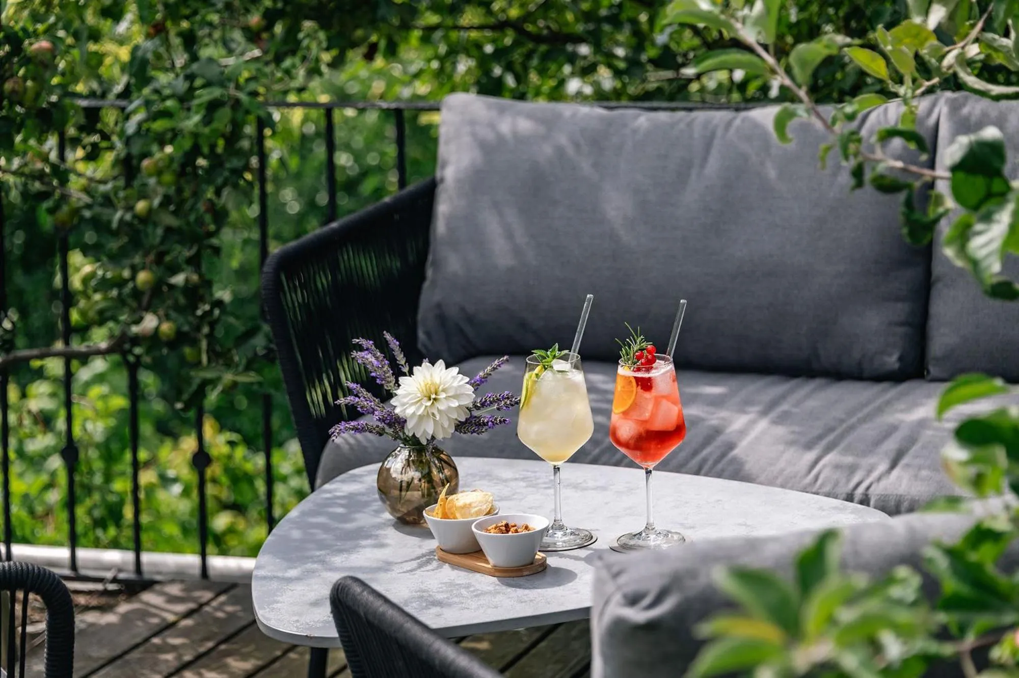 Garden in Tirolerhof - panoramic apartments