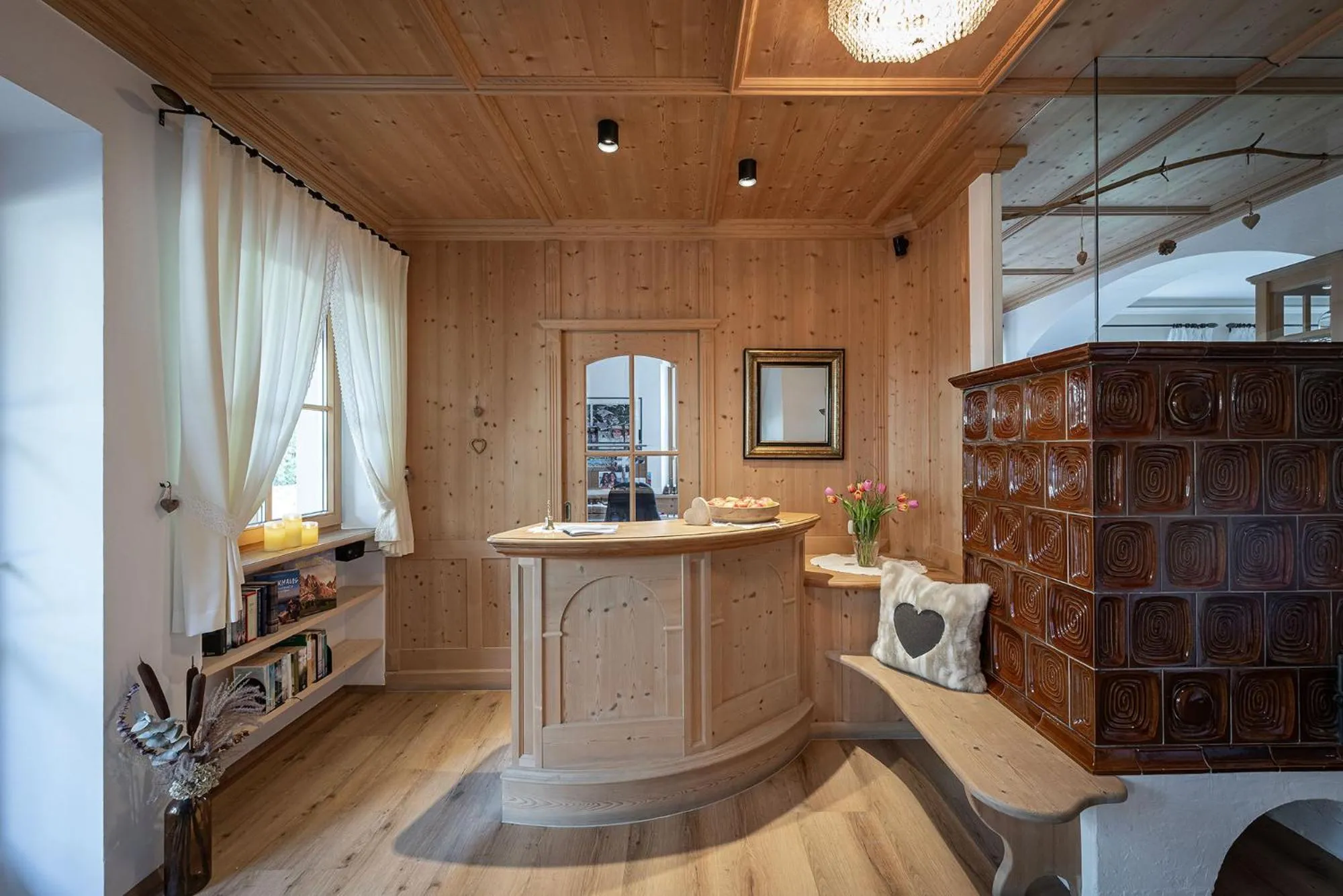 Lobby or reception in Tirolerhof - panoramic apartments