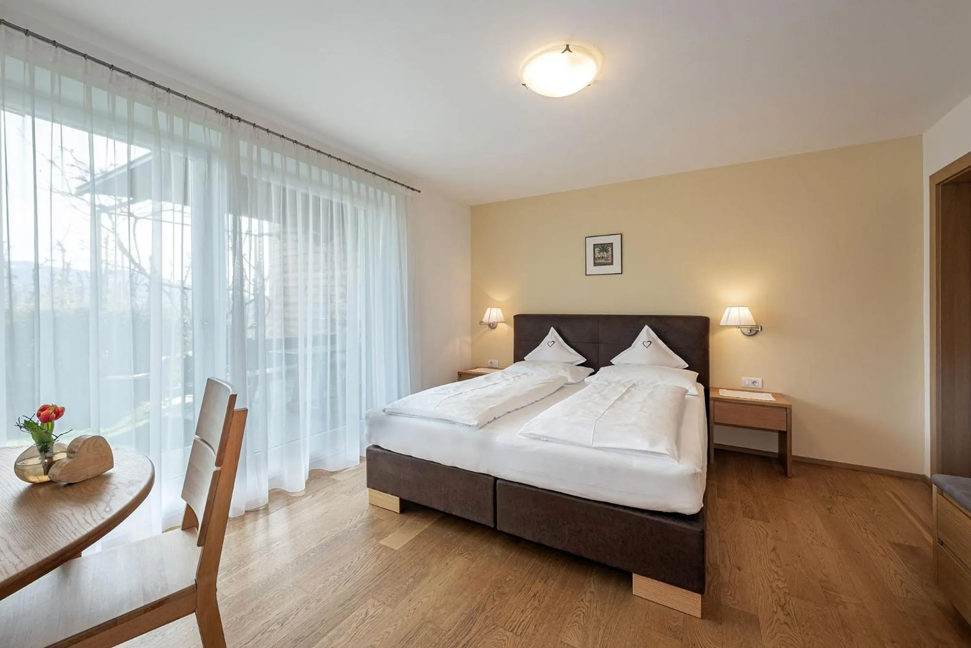 Bedroom, Bed in Tirolerhof - panoramic apartments