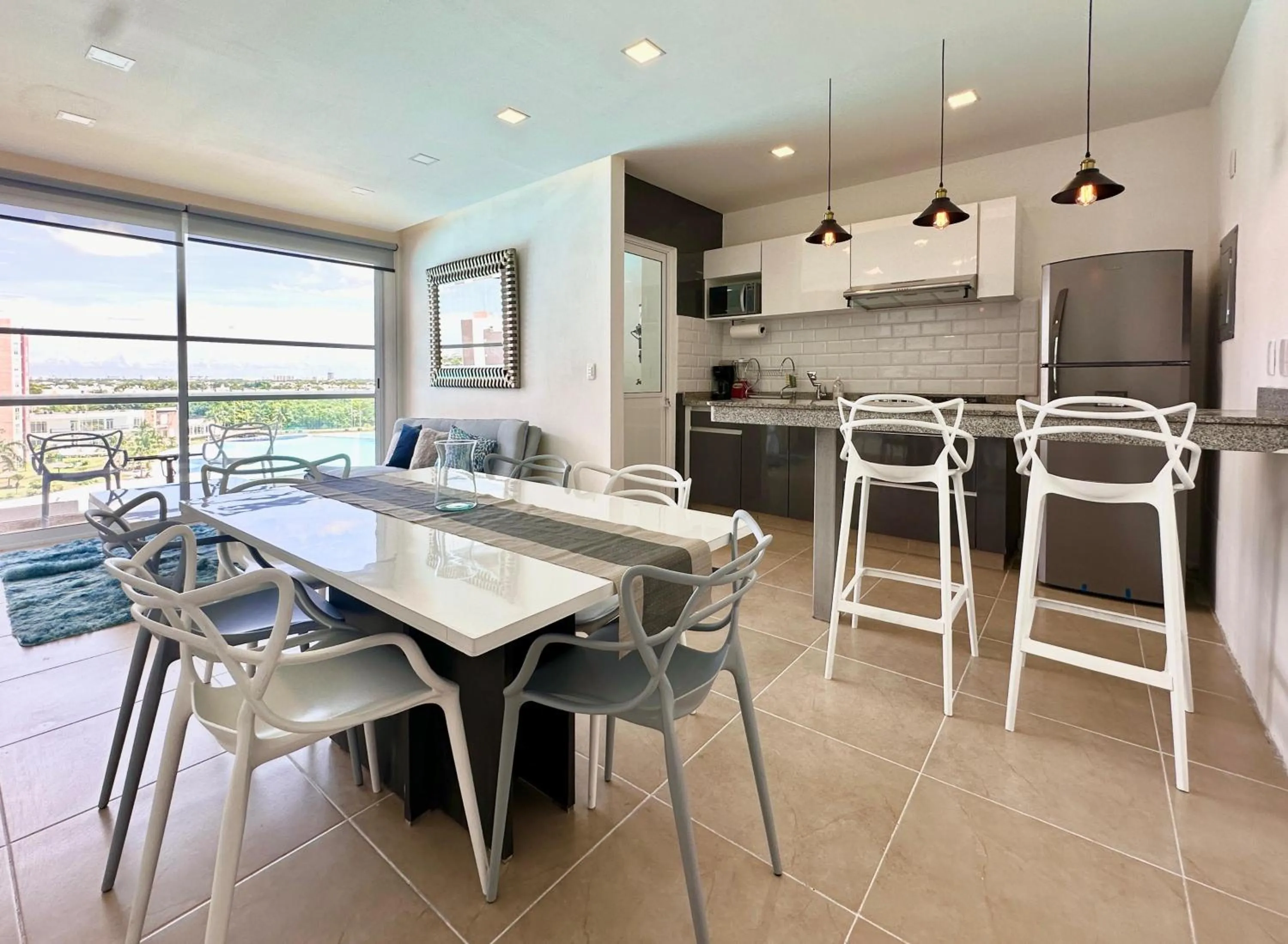 Kitchen or kitchenette in Dreams Lagoon by Andiani Travel