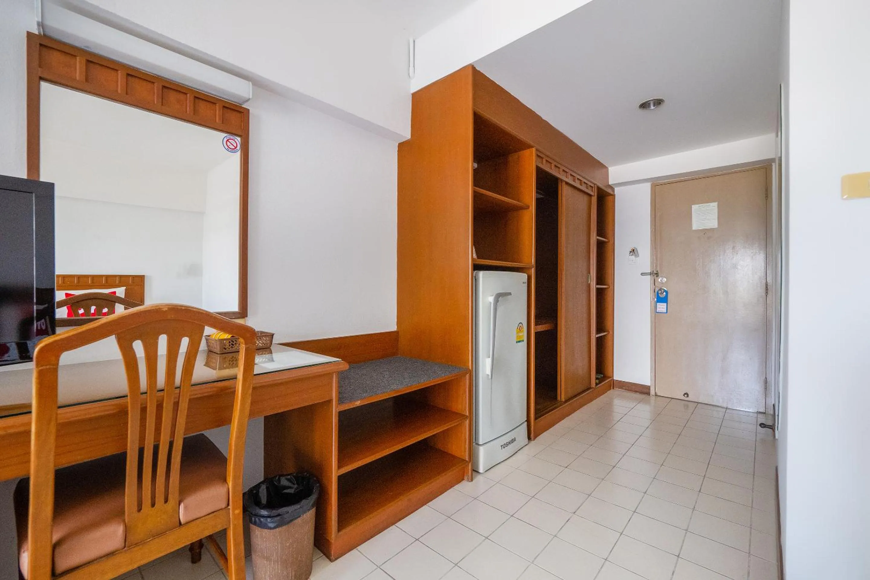 Bedroom in L.A. Tower Hotel