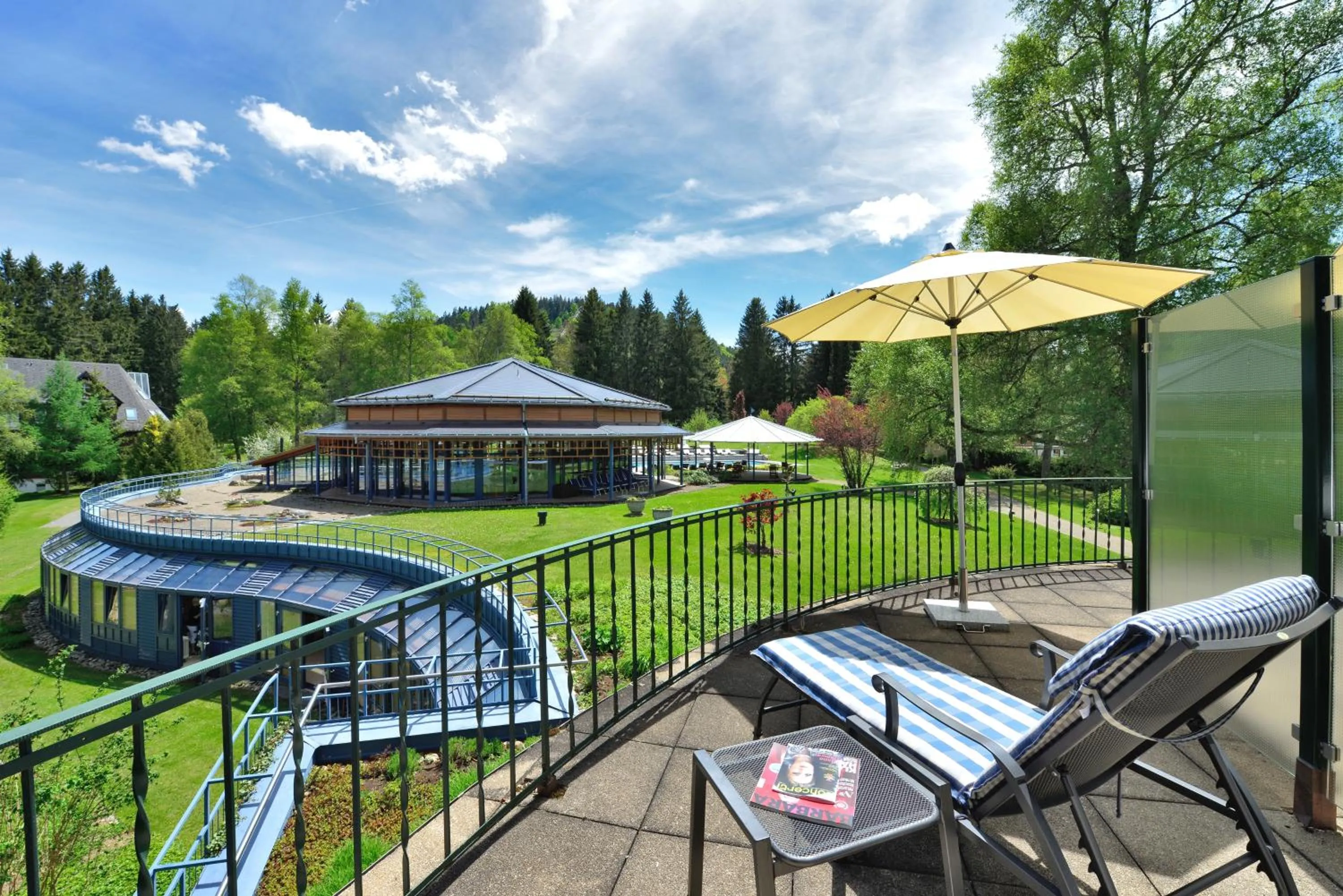 Balcony/Terrace in Parkhotel Adler