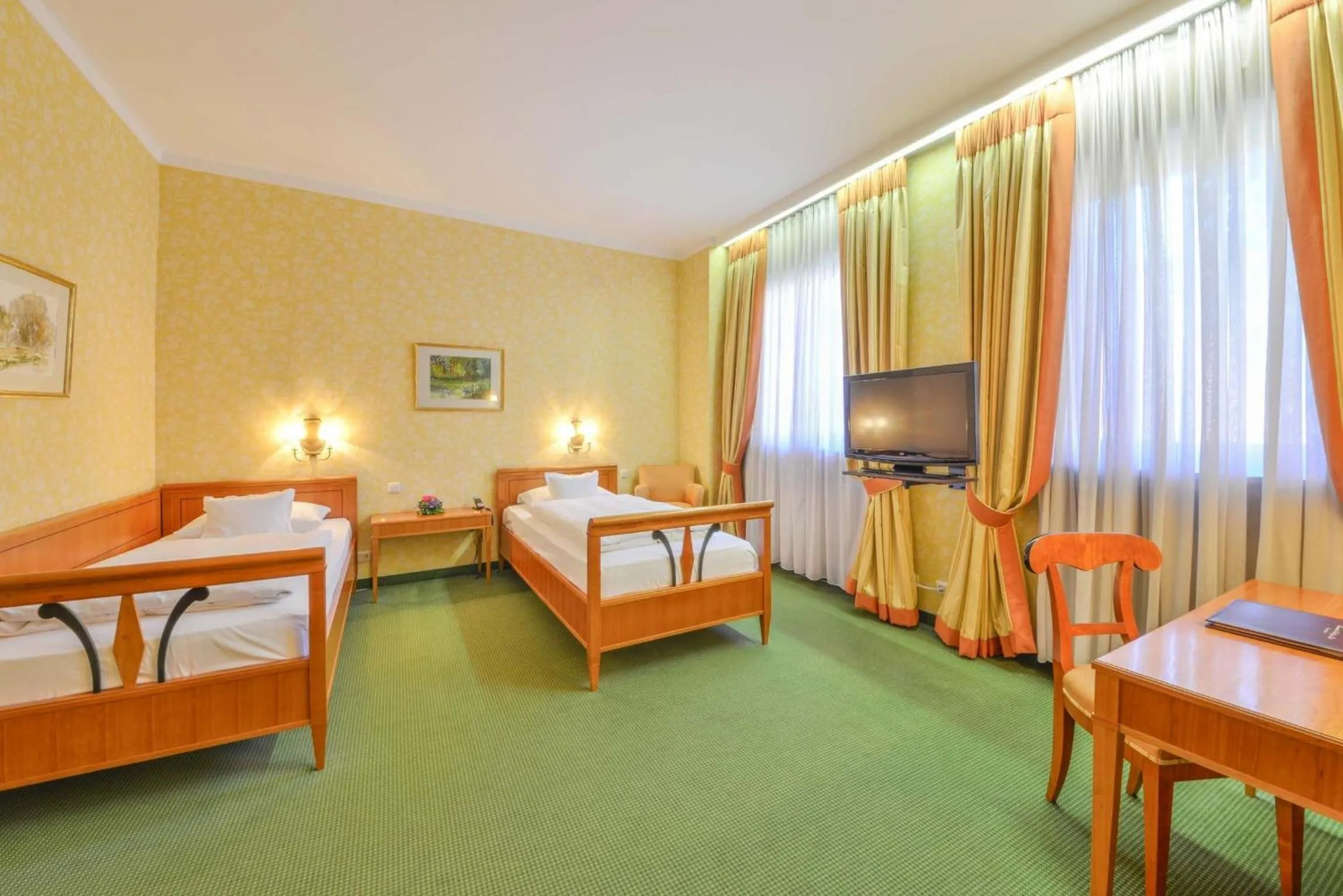 Photo of the whole room, Bed in Romantik Hotel zur Post