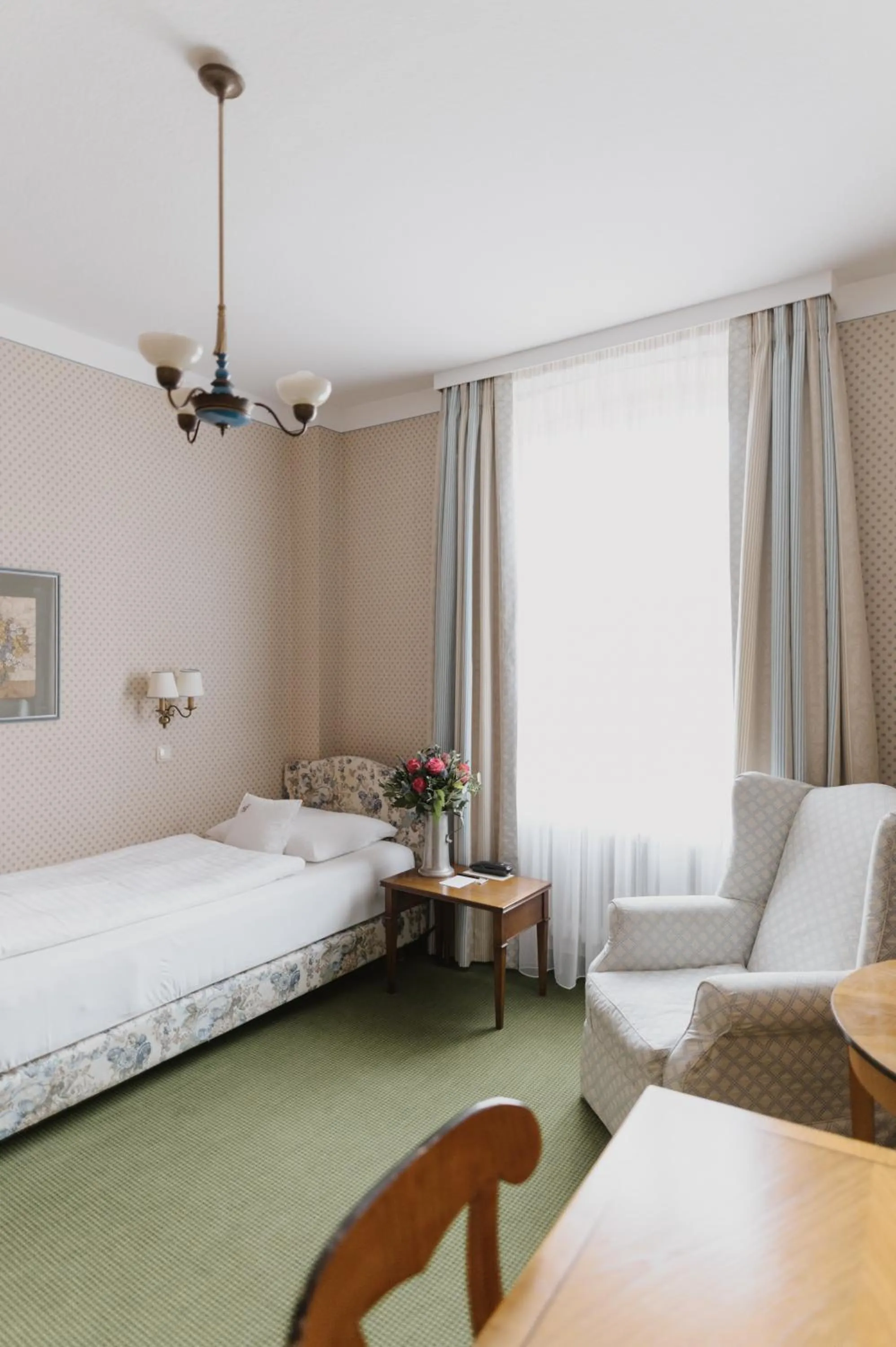 Bed in Romantik Hotel zur Post