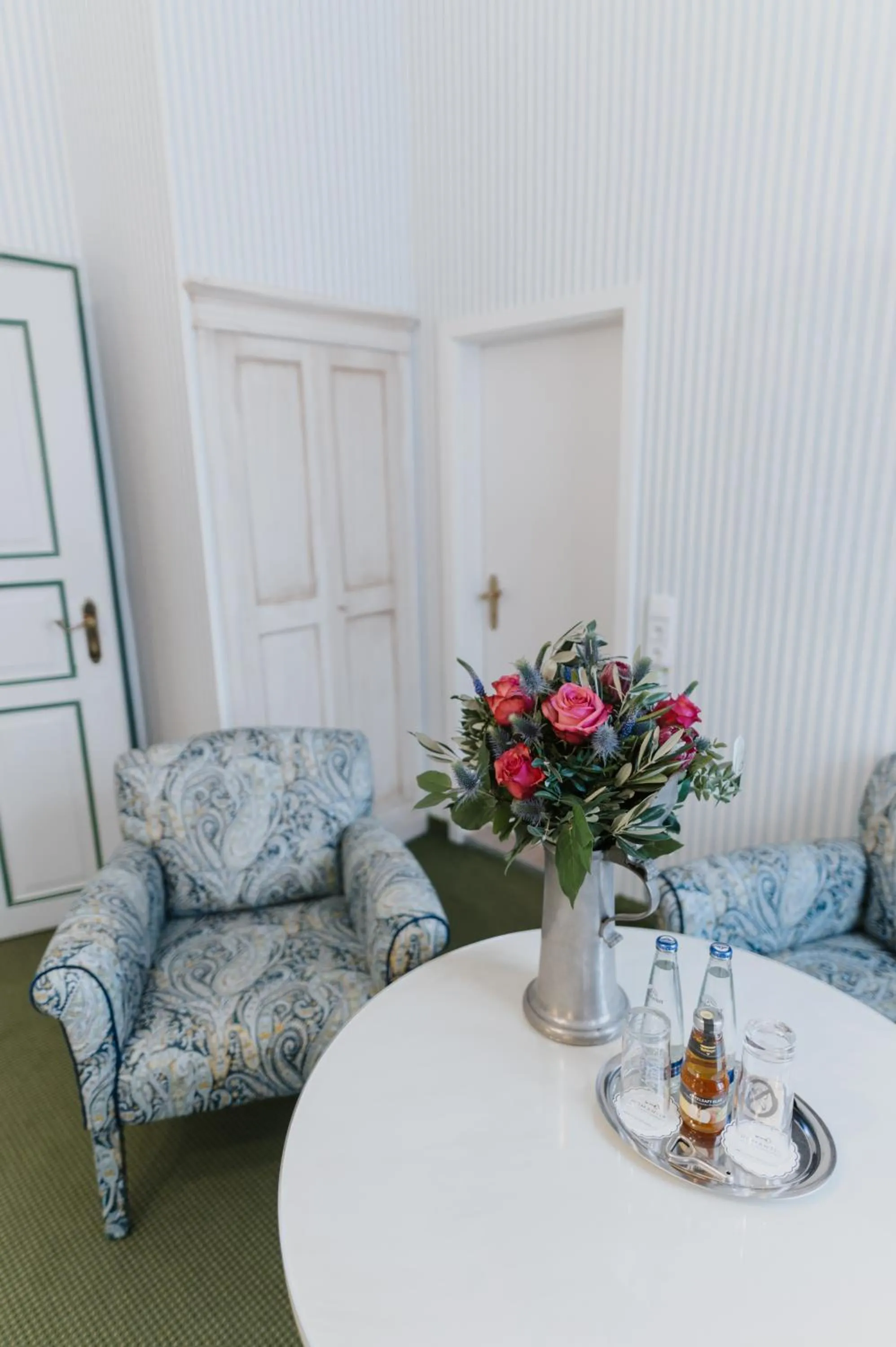 Bed in Romantik Hotel zur Post