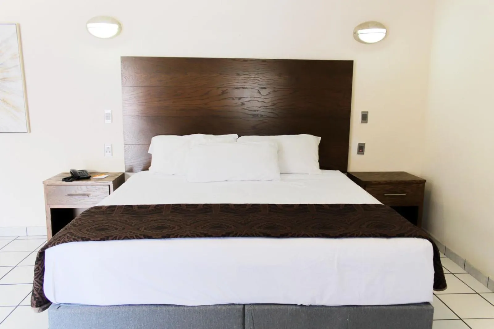 Bed in Hotel Sntenario