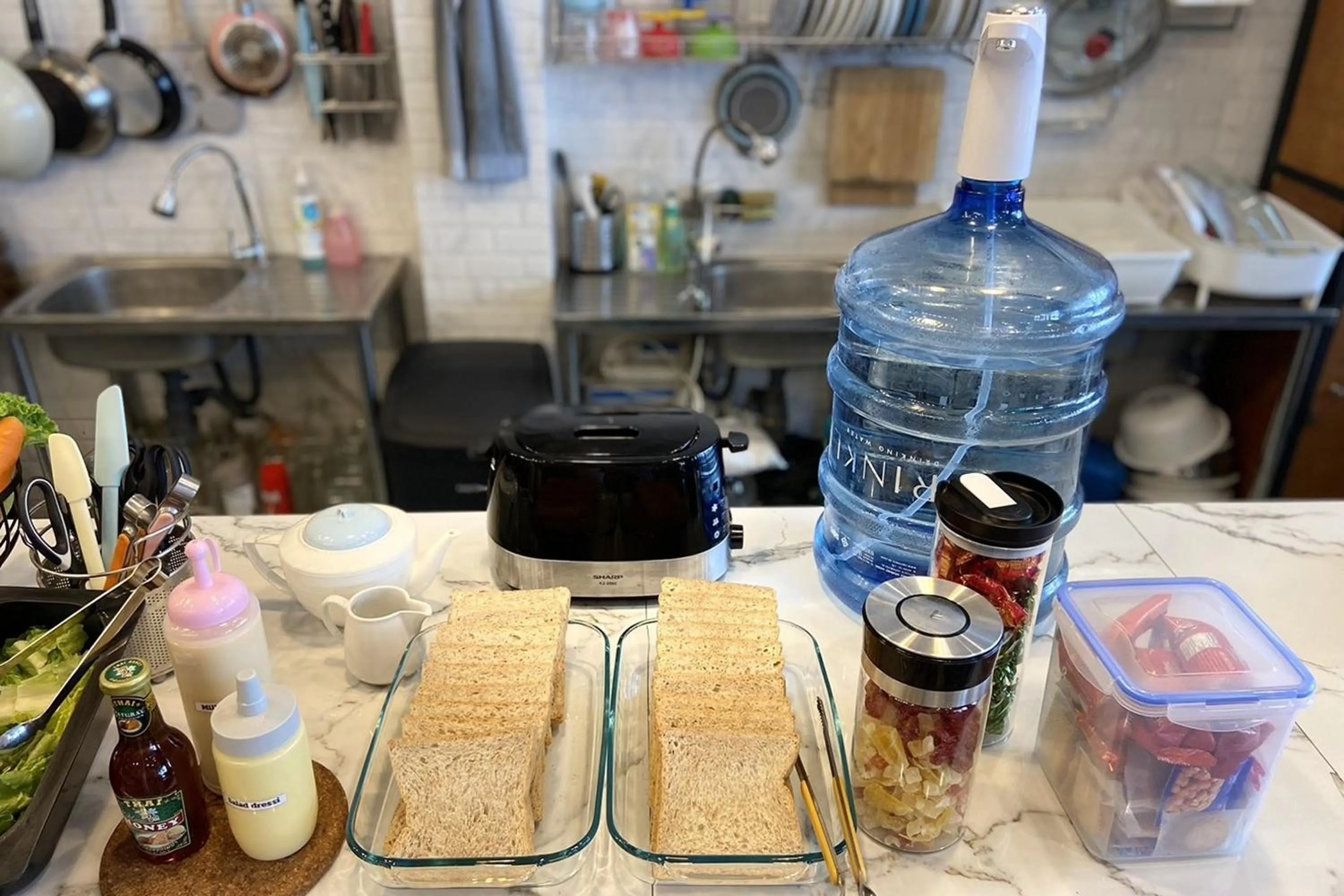 Area and facilities in Hostel Lemon Siam Petchaburi Road