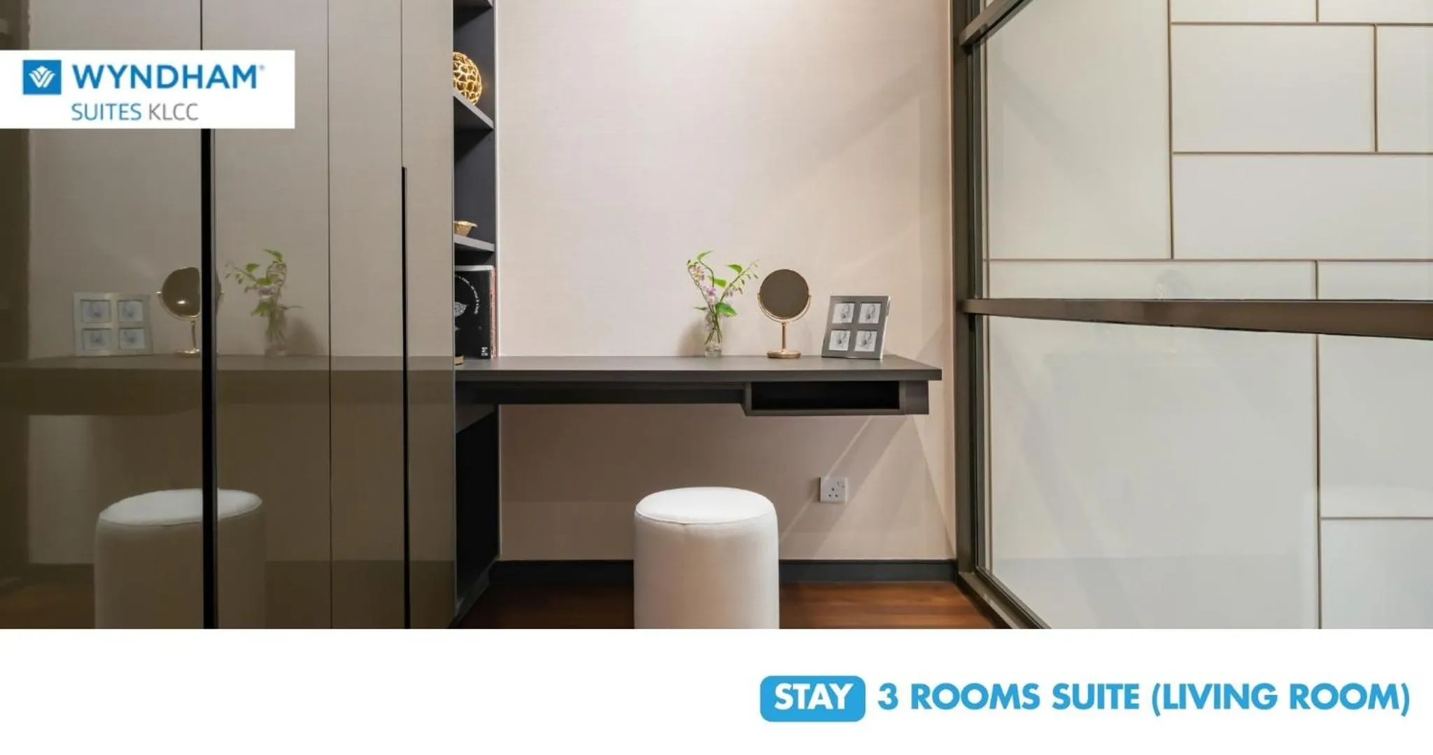 wardrobe in Wyndham Suites KLCC