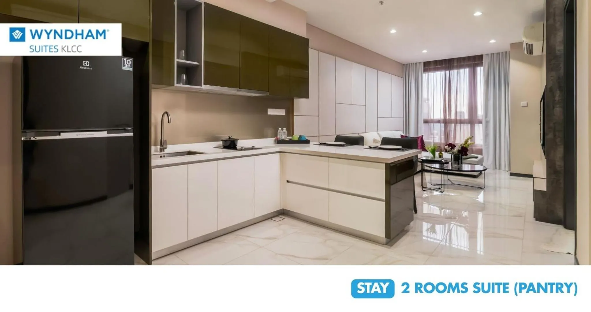 Kitchen or kitchenette in Wyndham Suites KLCC