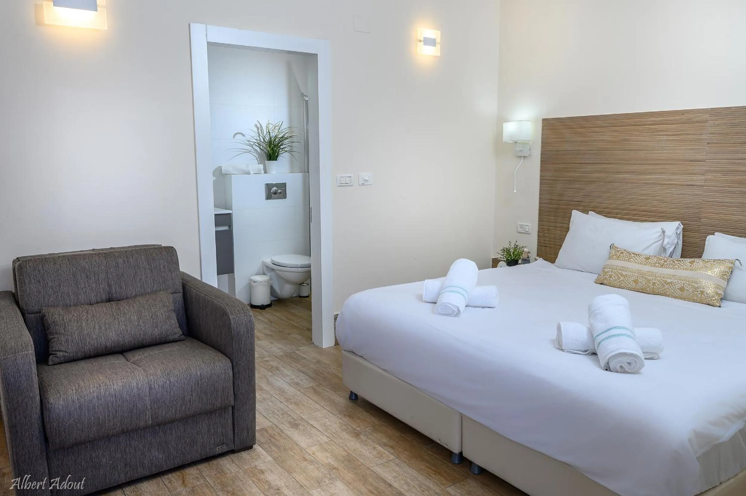 Bed in Lev Hahoresh Boutique Hotel