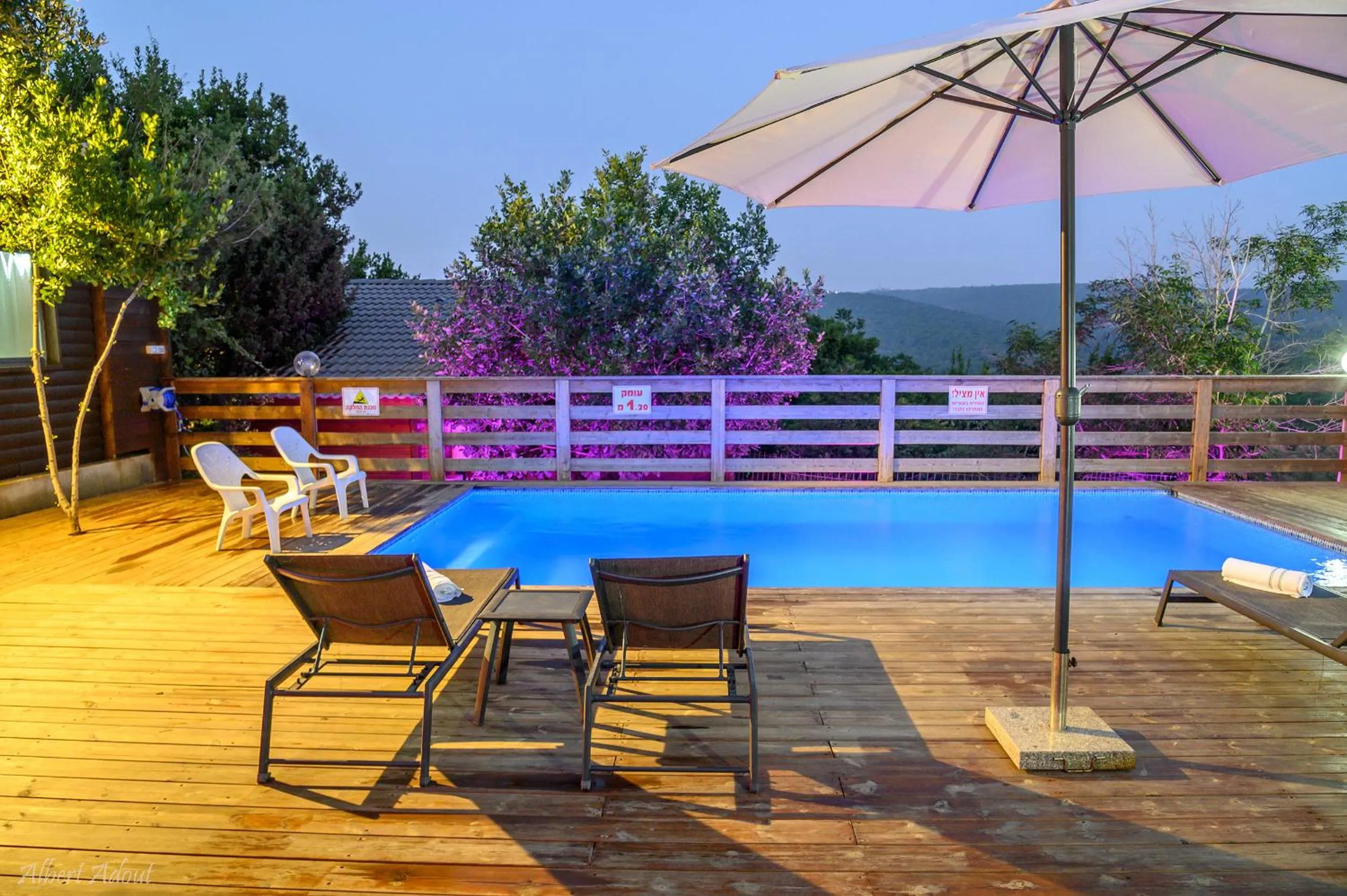 Natural landscape in Lev Hahoresh Boutique Hotel