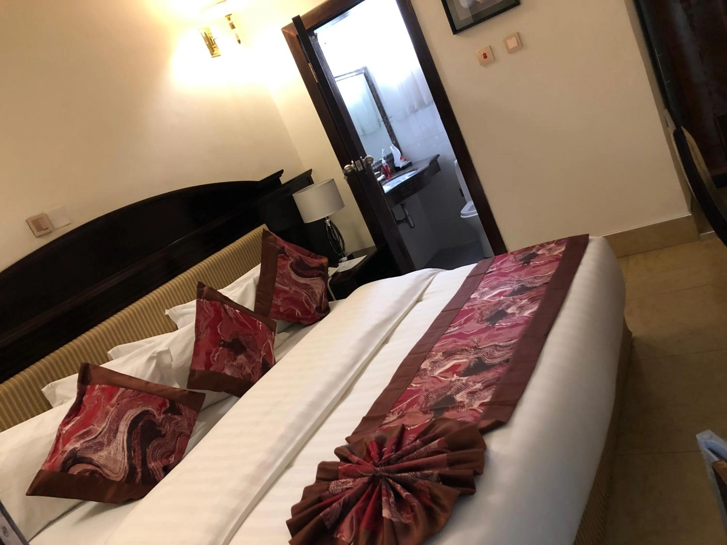 Bed in Sonia Hotel