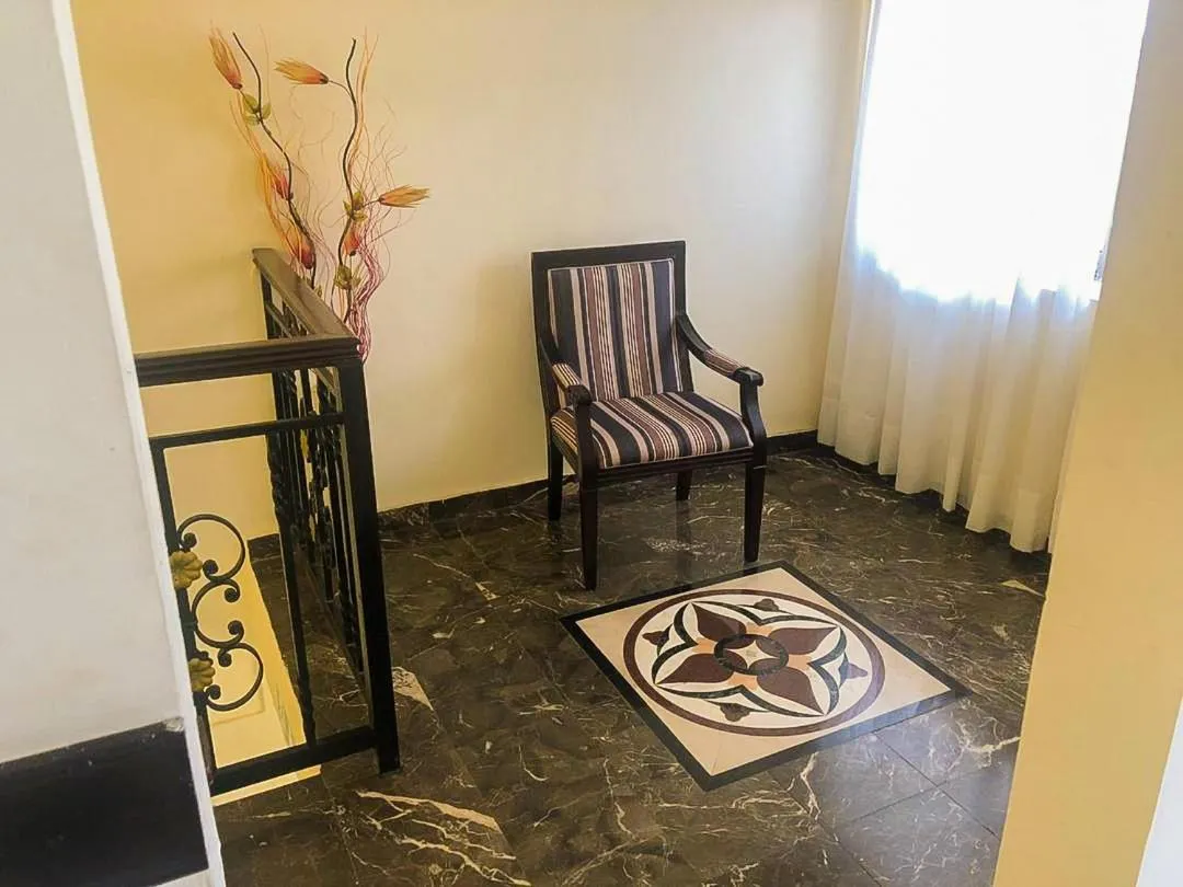 Seating area in Sonia Hotel