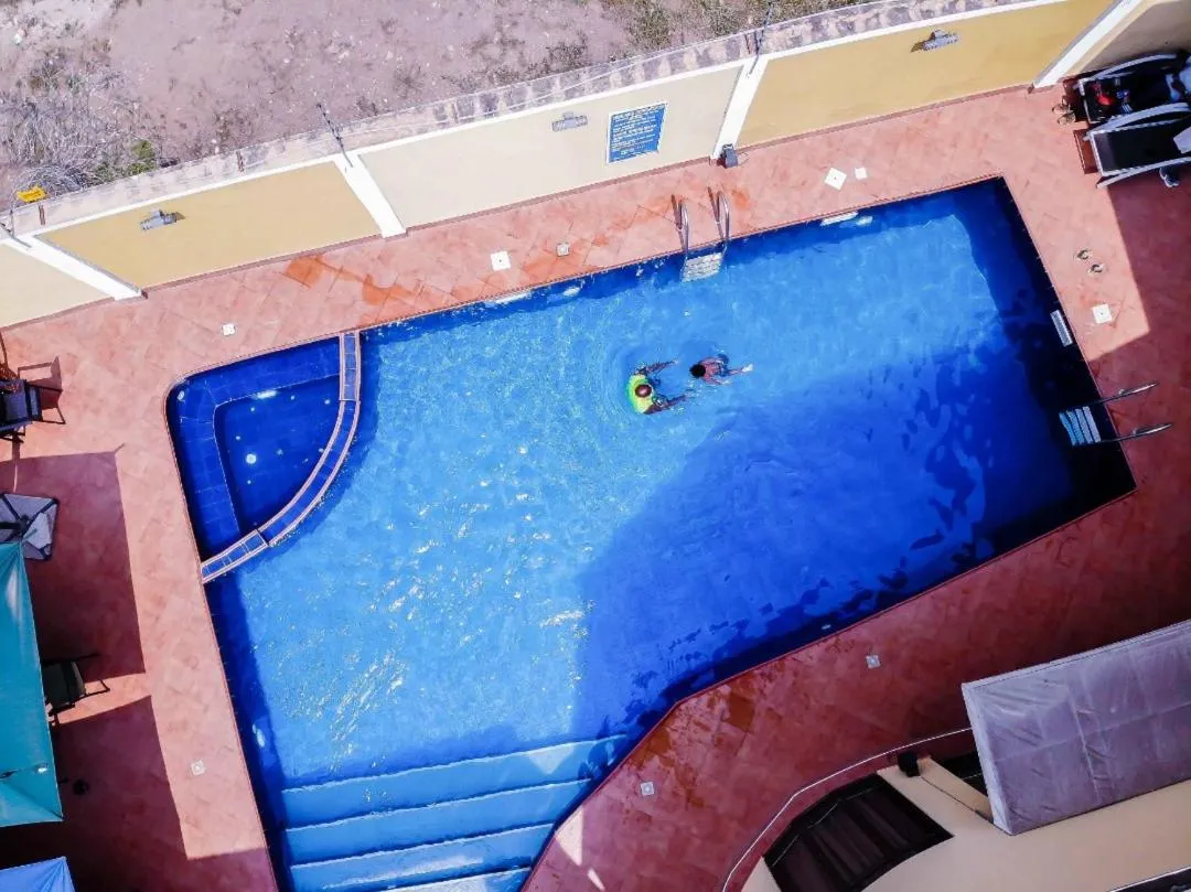 Pool view in Sonia Hotel