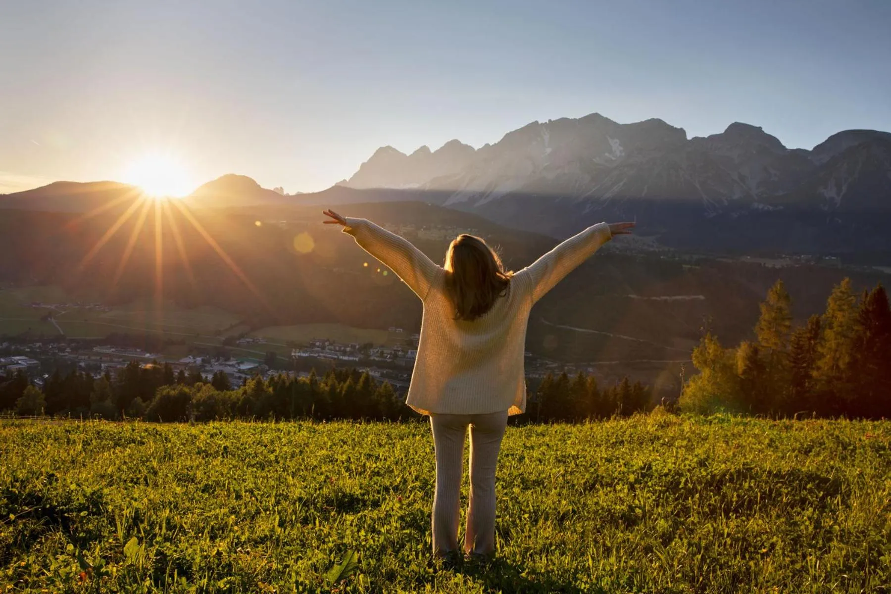 Natural landscape in Holzhackerin - the charming Haus am Berg