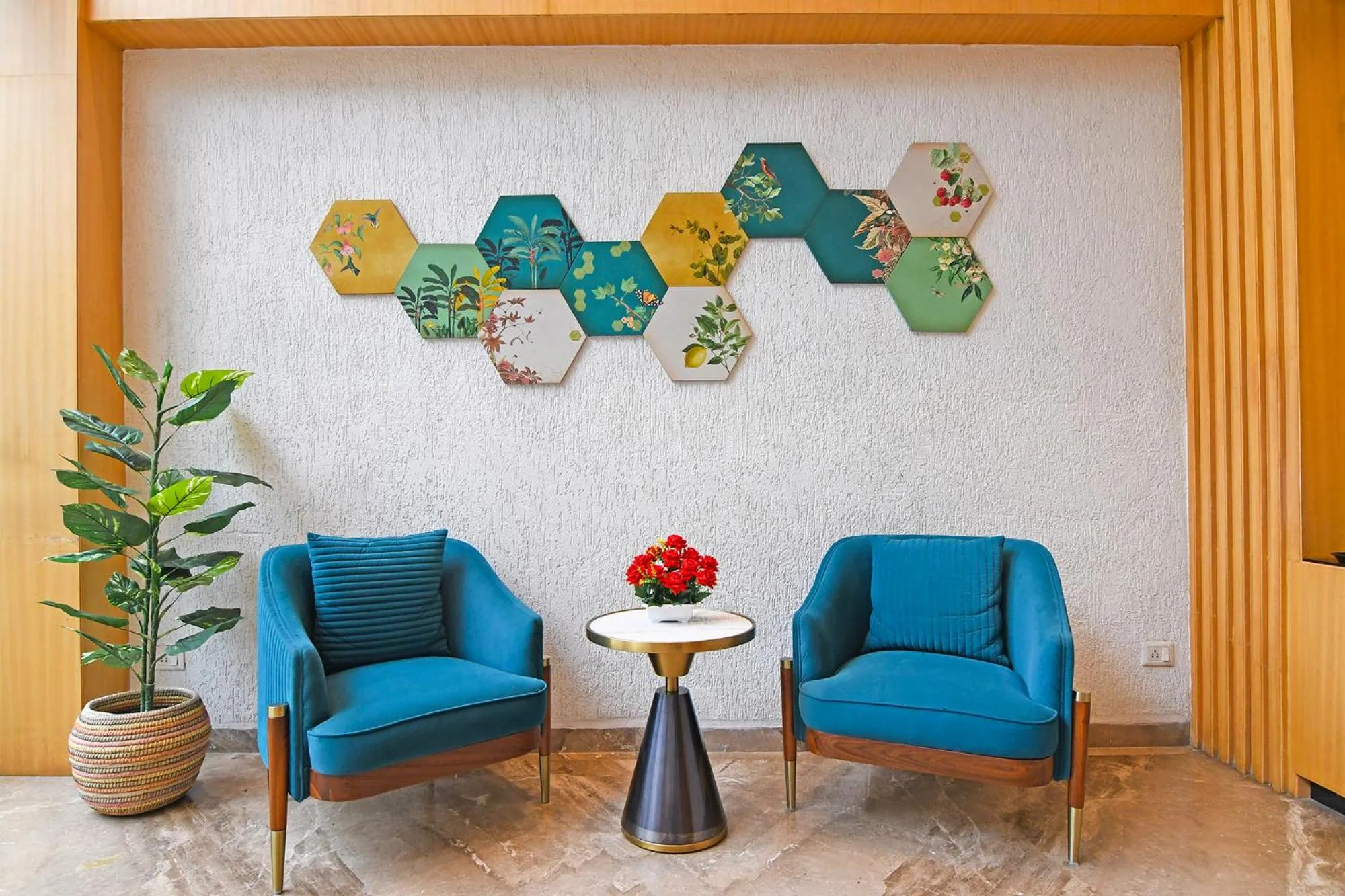 Seating area in FabHotel Kzar Select - Nr US Consulate