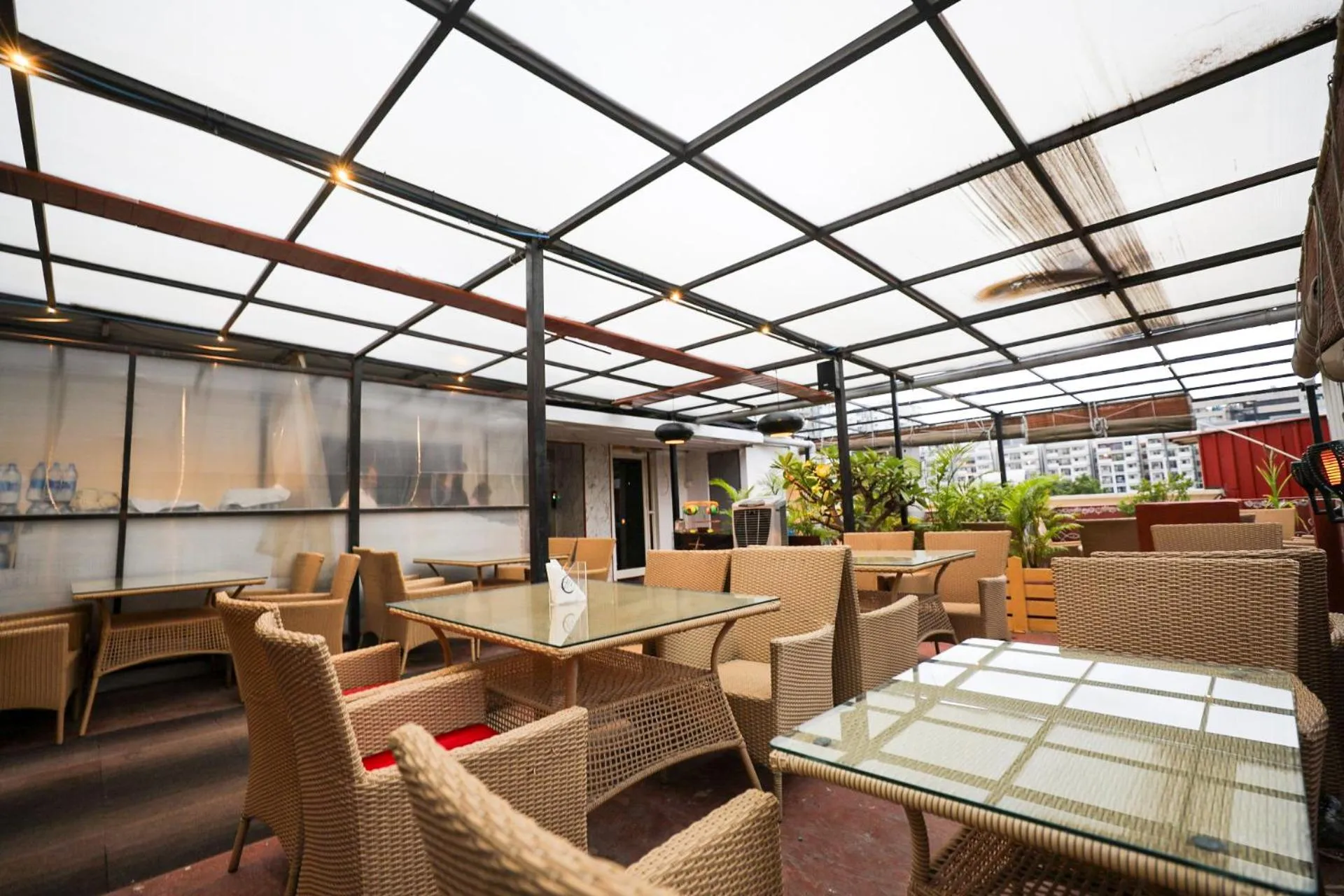 Seating area in Hotel White Fields Hitec City, Hyderabad