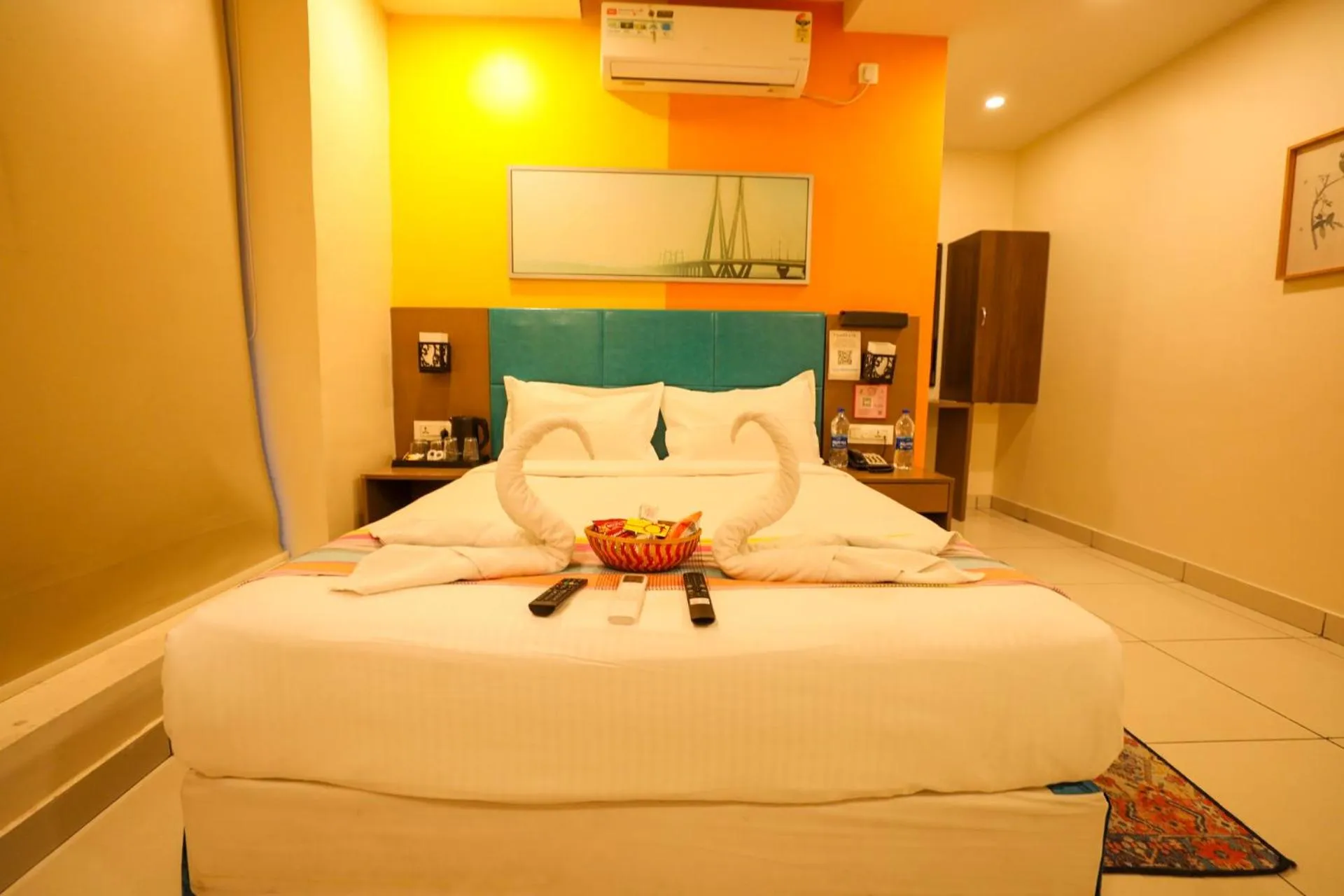Bed in Hotel White Fields Hitec City, Hyderabad