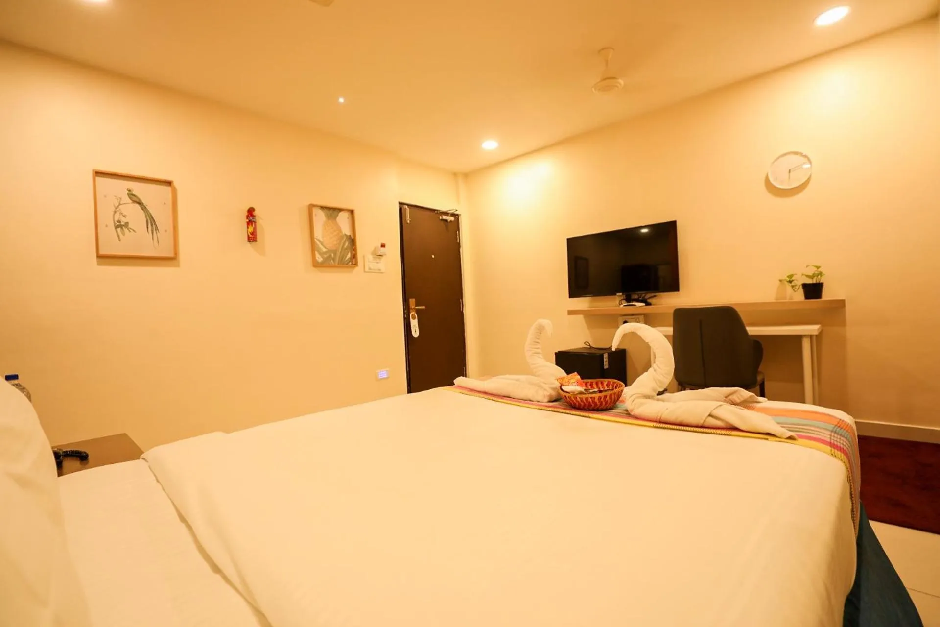 Bedroom, Bed in Hotel White Fields Hitec City, Hyderabad