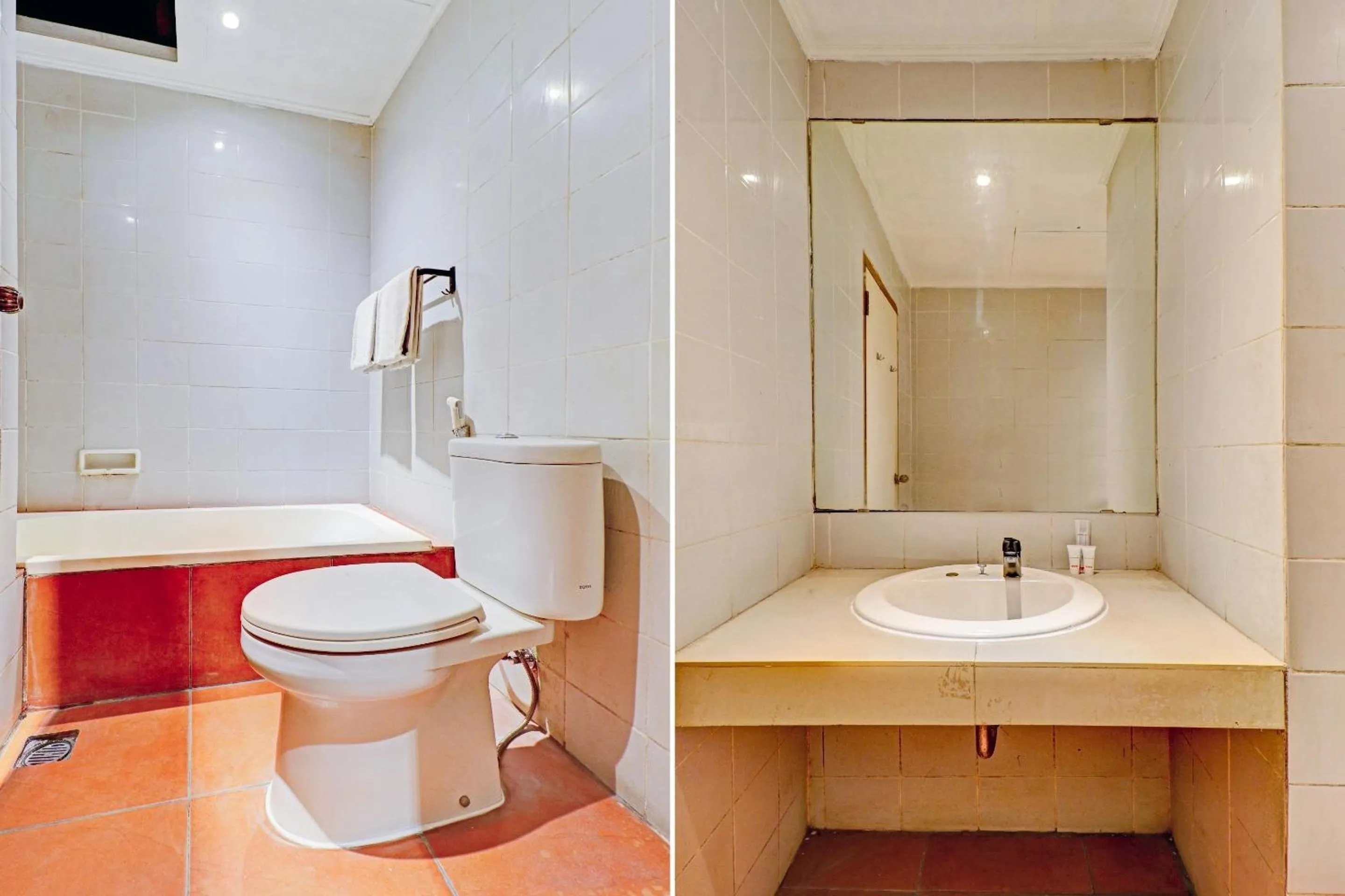 Bathroom in Collection O Riau Near Trans Studio Bandung Formerly Asteria Hotel