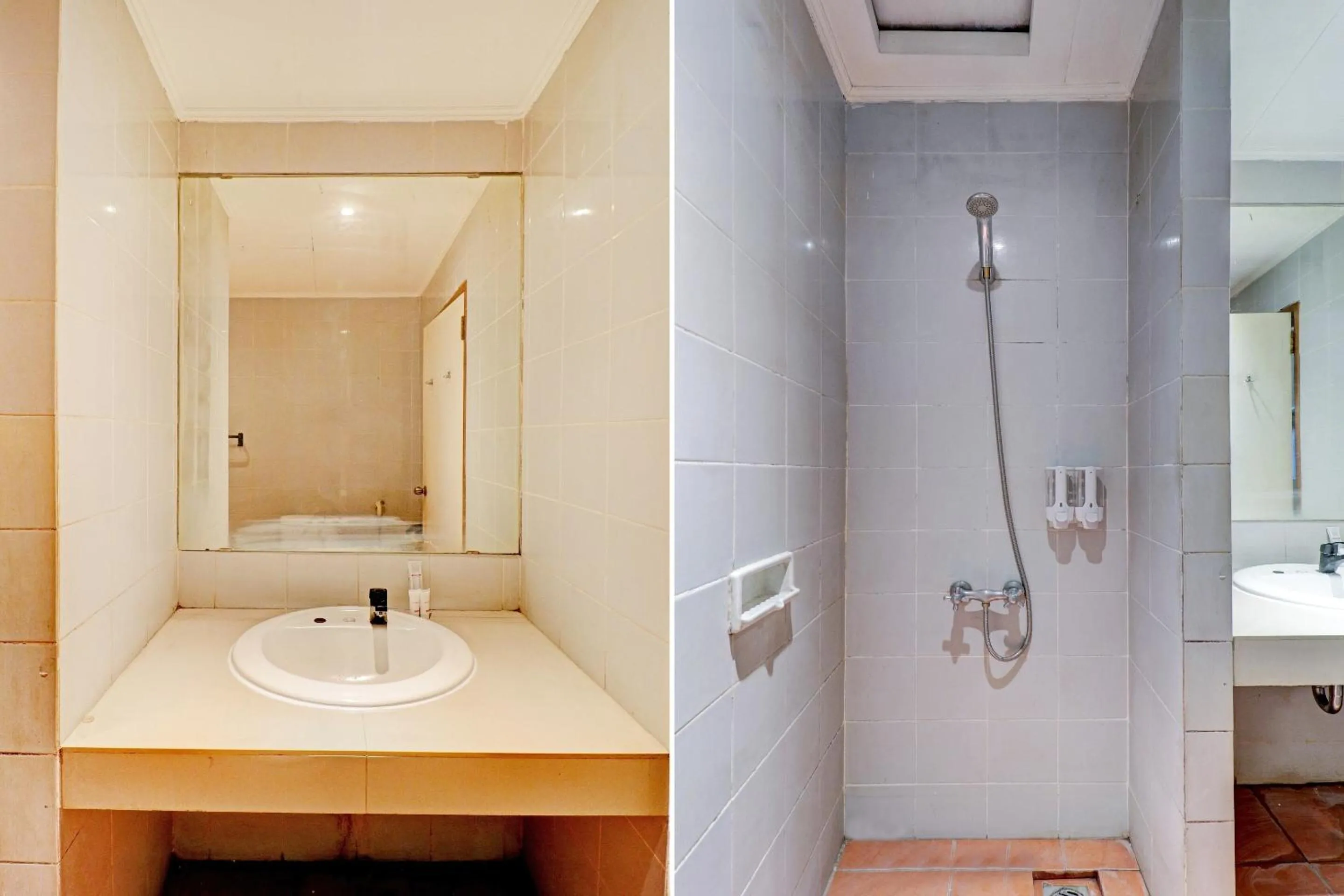 Bathroom in Collection O Riau Near Trans Studio Bandung Formerly Asteria Hotel