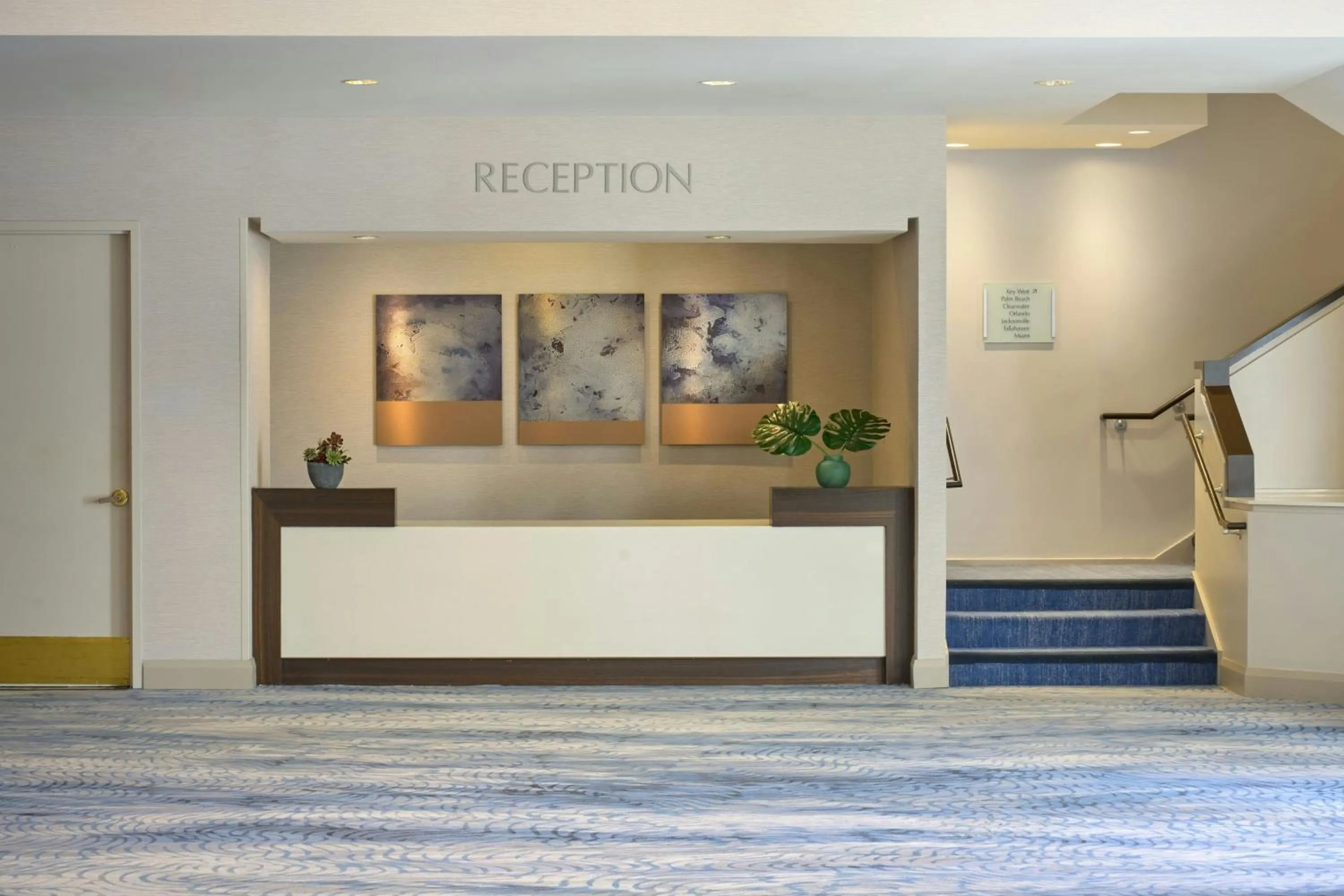 Lobby or reception in Fort Lauderdale Marriott Harbor Beach Resort & Spa