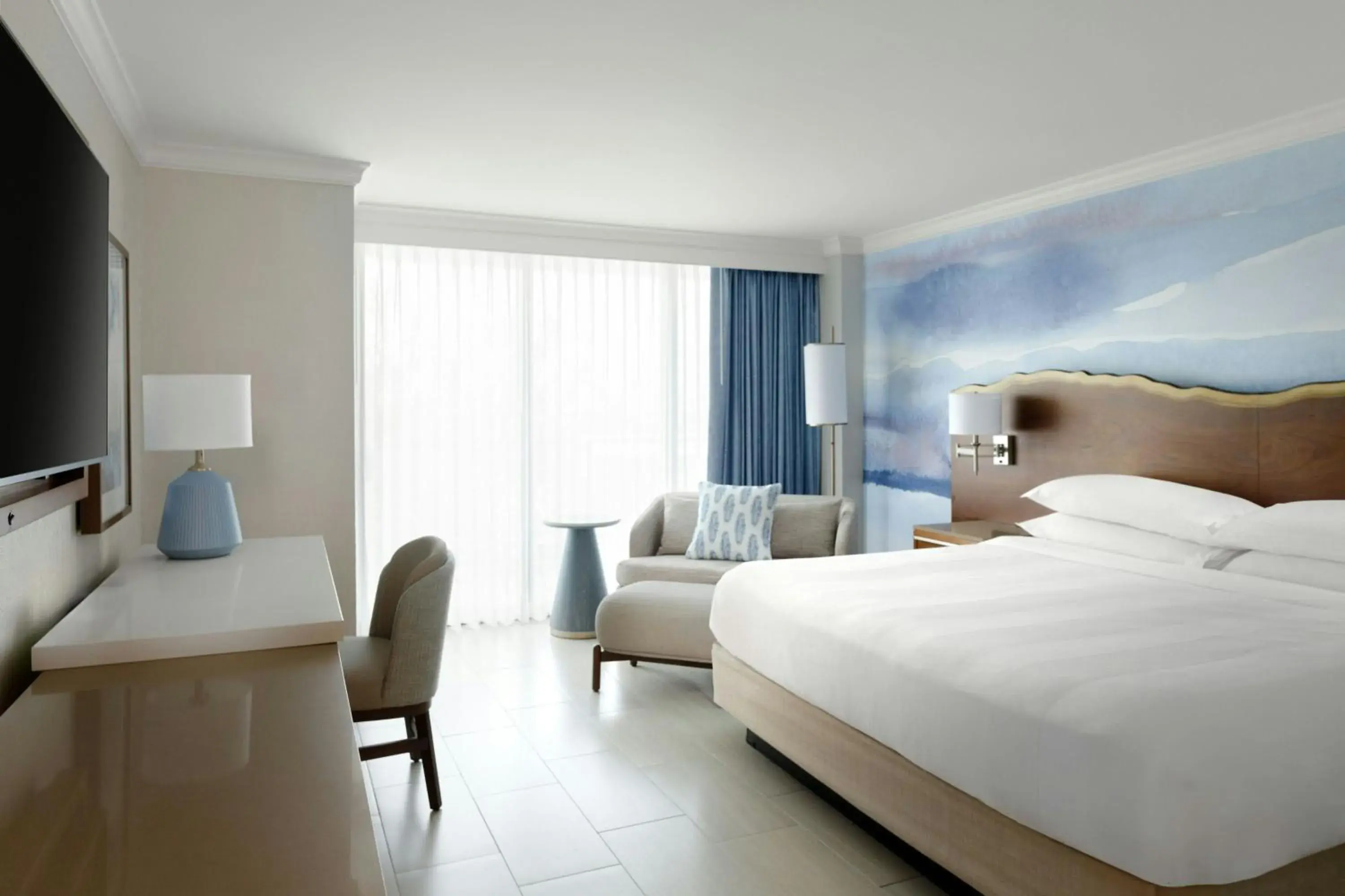 King Room with Ocean View in Fort Lauderdale Marriott Harbor Beach Resort & Spa King Room with Ocean View in Fort Lauderdale Marriott Harbor Beach Resort & Spa