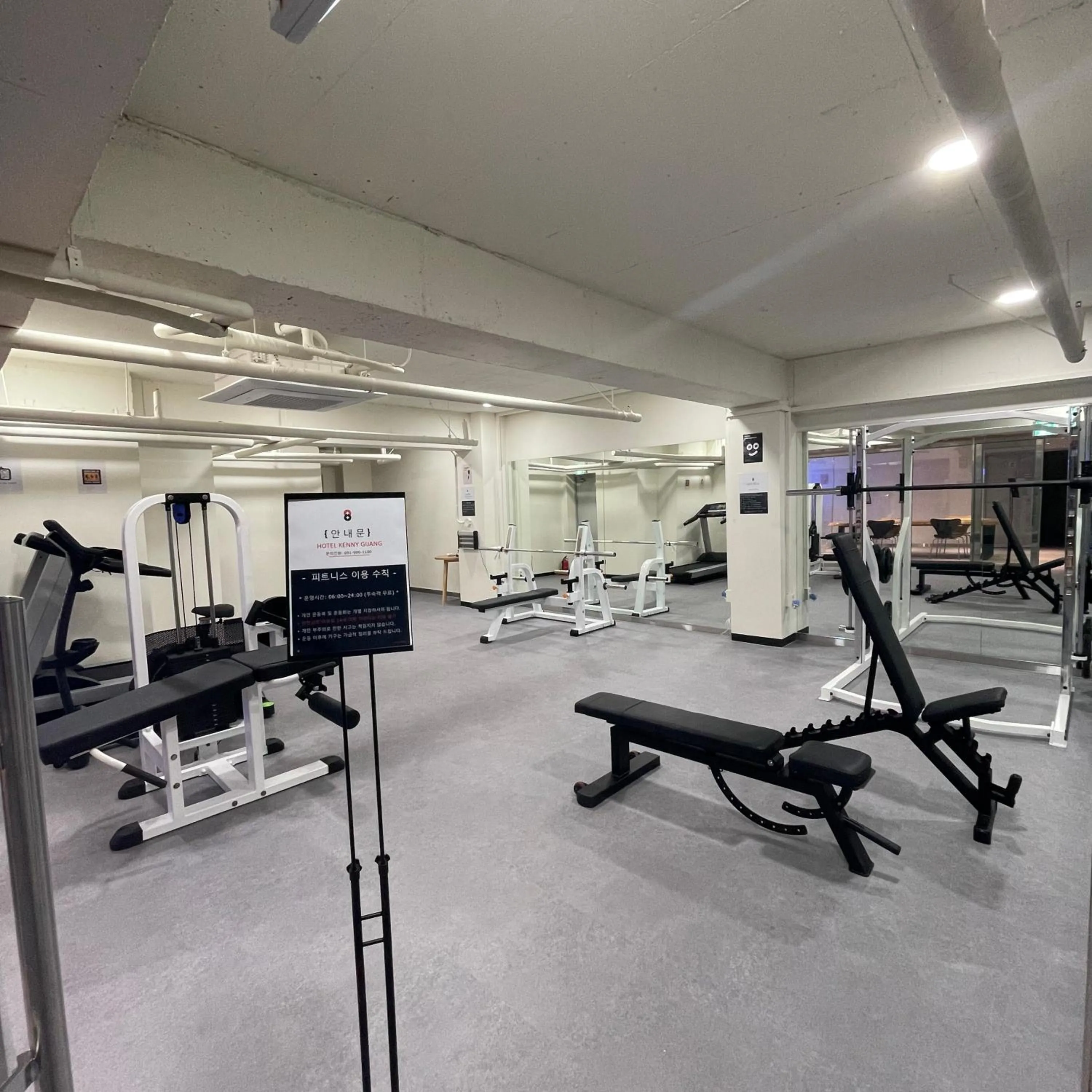 Fitness centre/facilities in Kenny Stay Busan Gijang