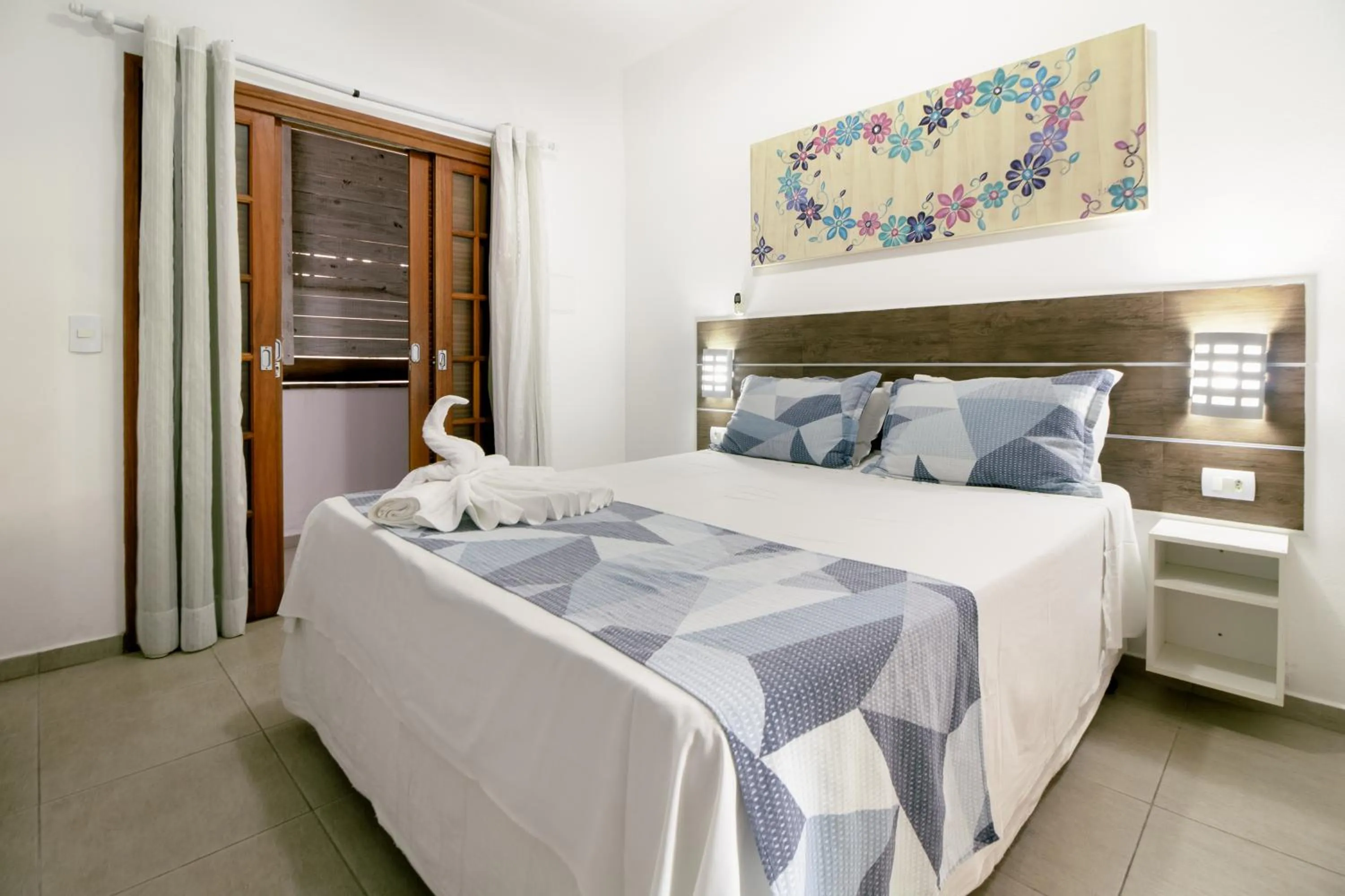 Bed in VELINN Pousada Iguana Azul