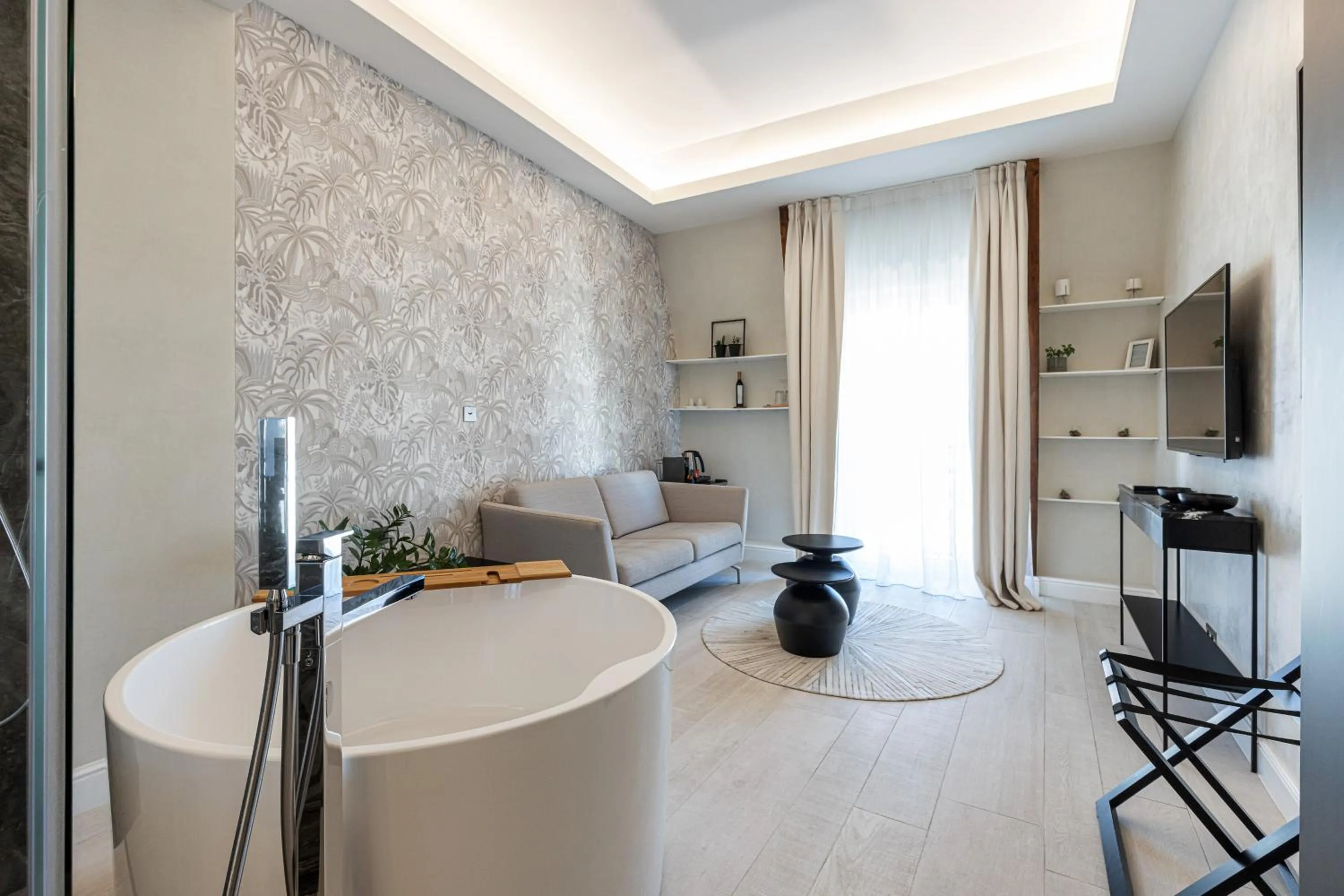 Living room in Le Dortoir Boutique Suites