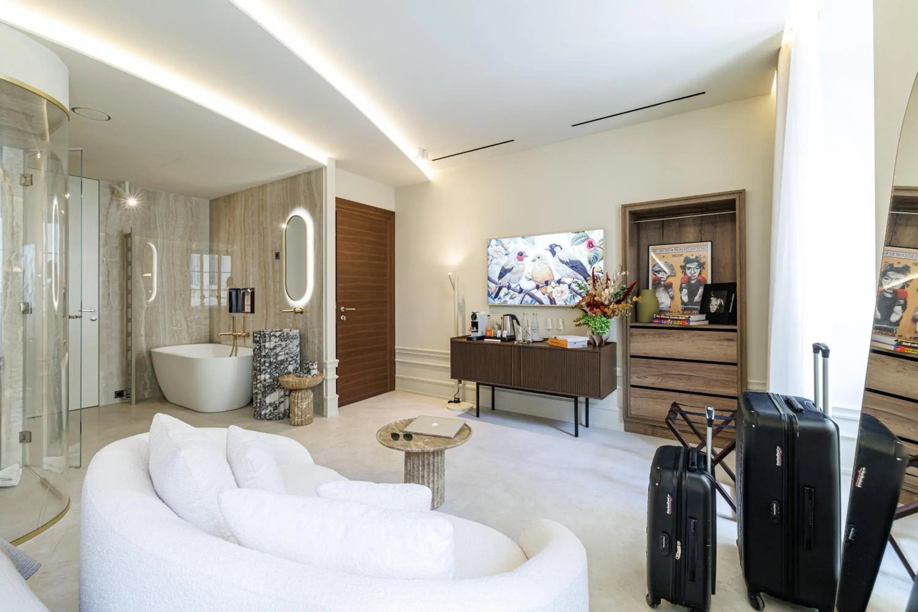 Suite with Sauna in Le Dortoir Boutique Suites Suite with Sauna in Le Dortoir Boutique Suites