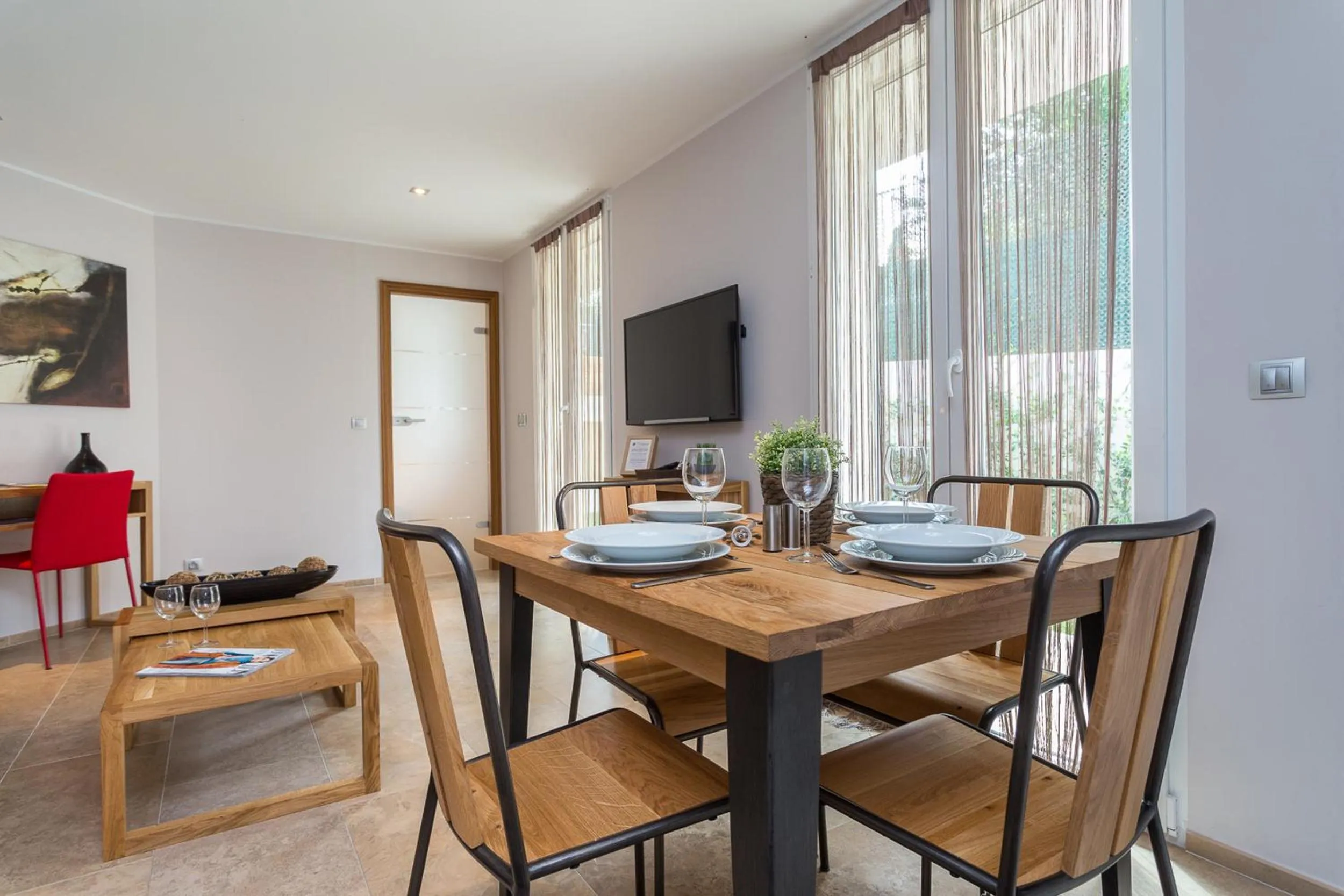 Living room in Villa Velvet