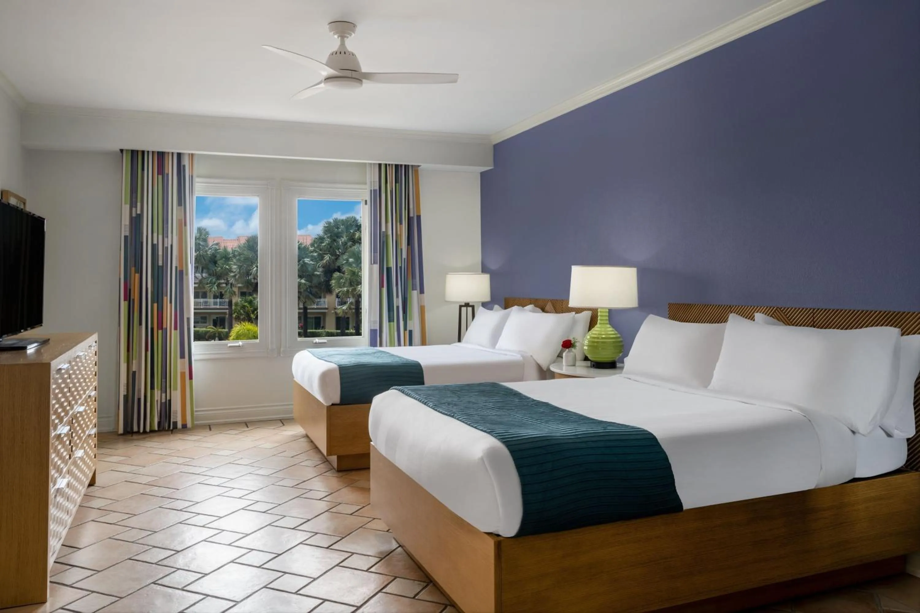 Bedroom, Bed in Marriott St. Kitts Beach Club