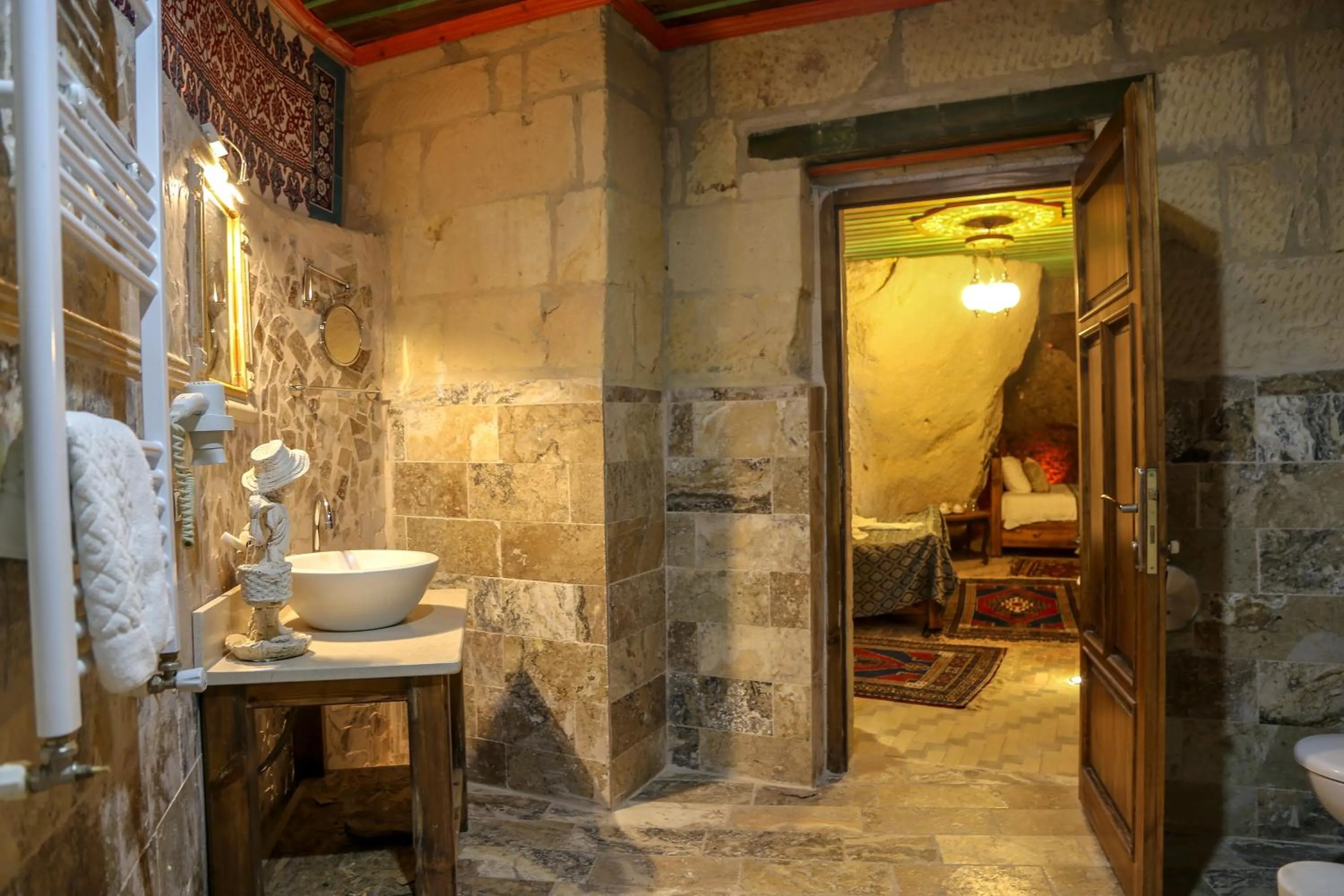 Bathroom in Goreme Palace Cave Suites